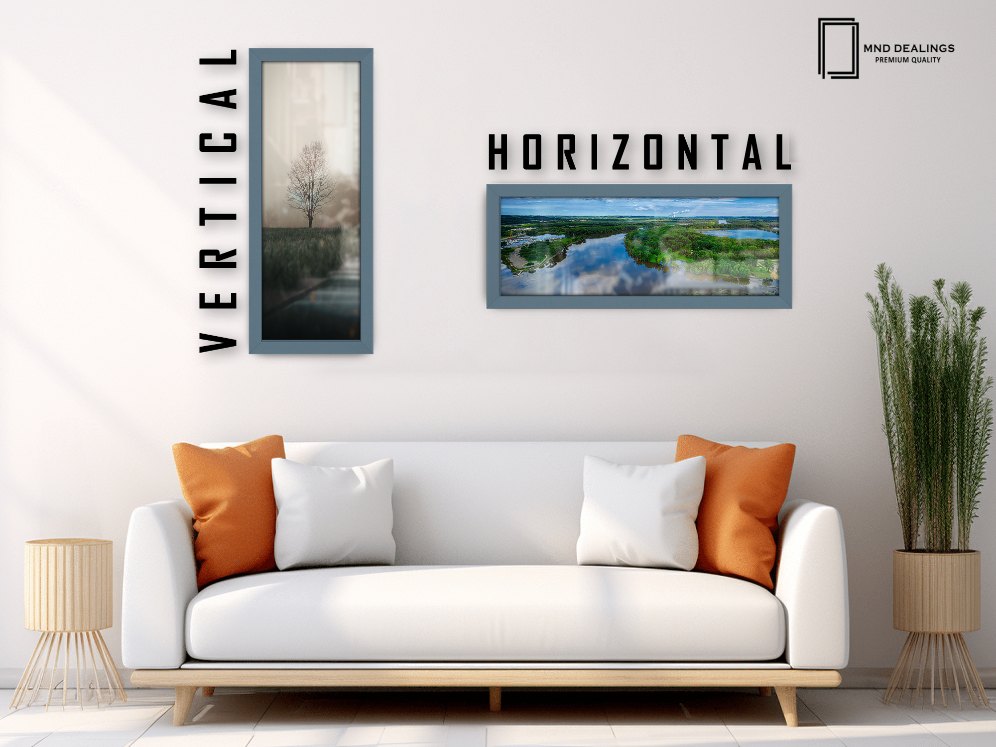 ( 50 x 100 CM ) / 40 x 20 Inch Certificate Frames - MDF