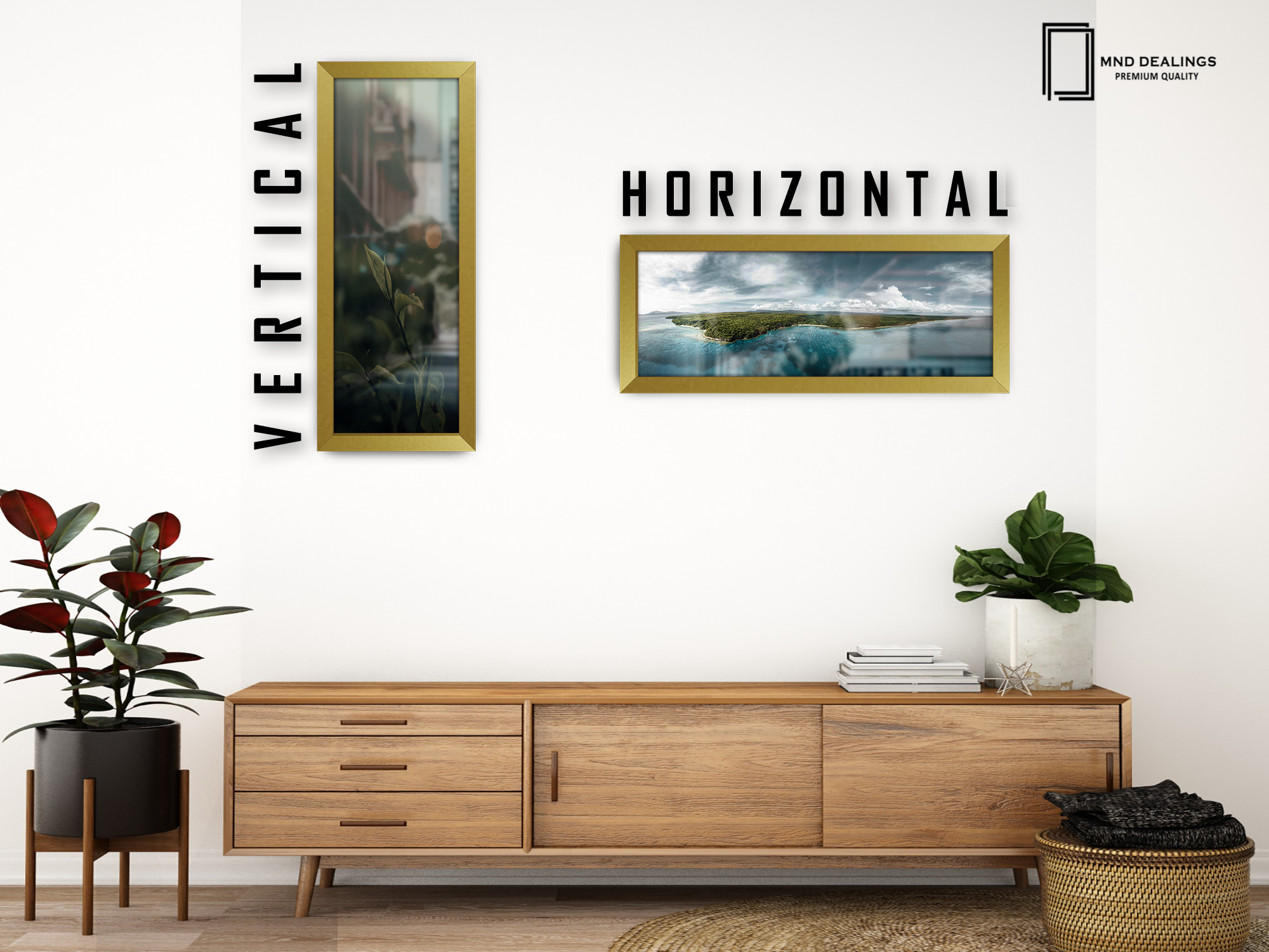 ( 50 x 100 CM ) / 40 x 20 Inch Certificate Frames - MDF
