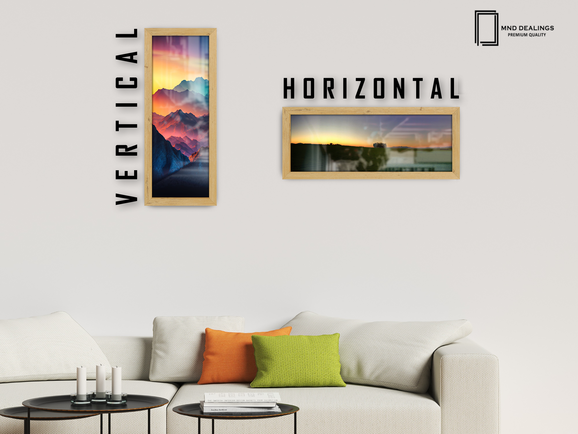 ( 50 x 100 CM ) / 40 x 20 Inch Certificate Frames - MDF