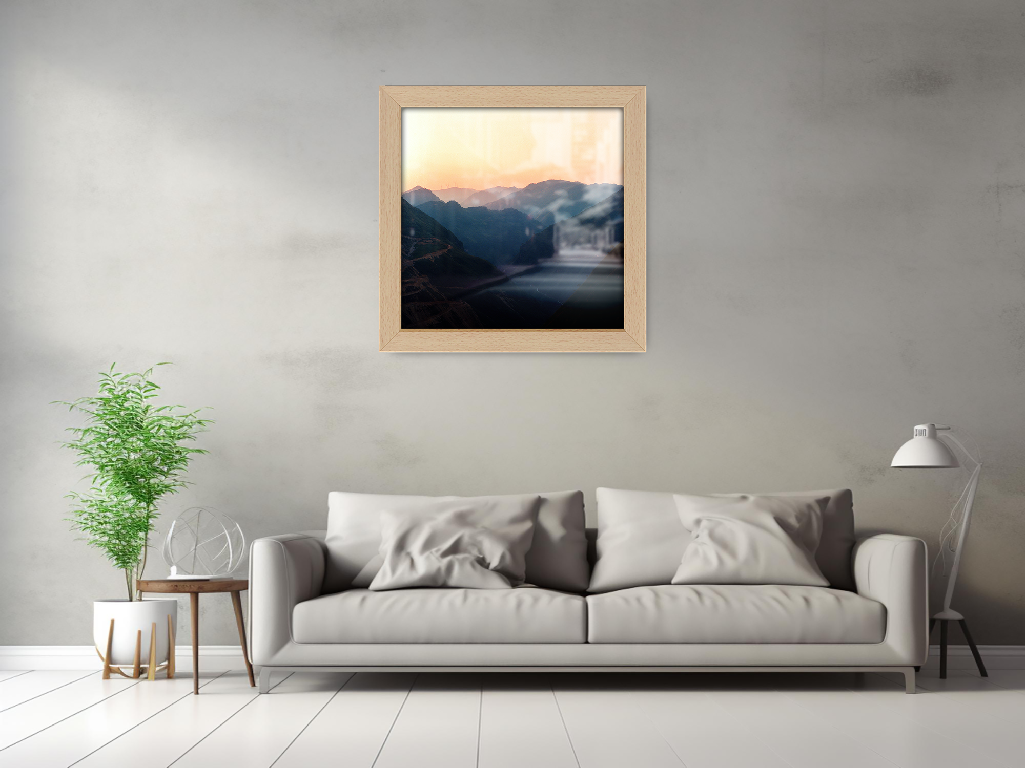 ( 50 x 50 CM ) / 20 x 20 Inch Display Frame - MDF