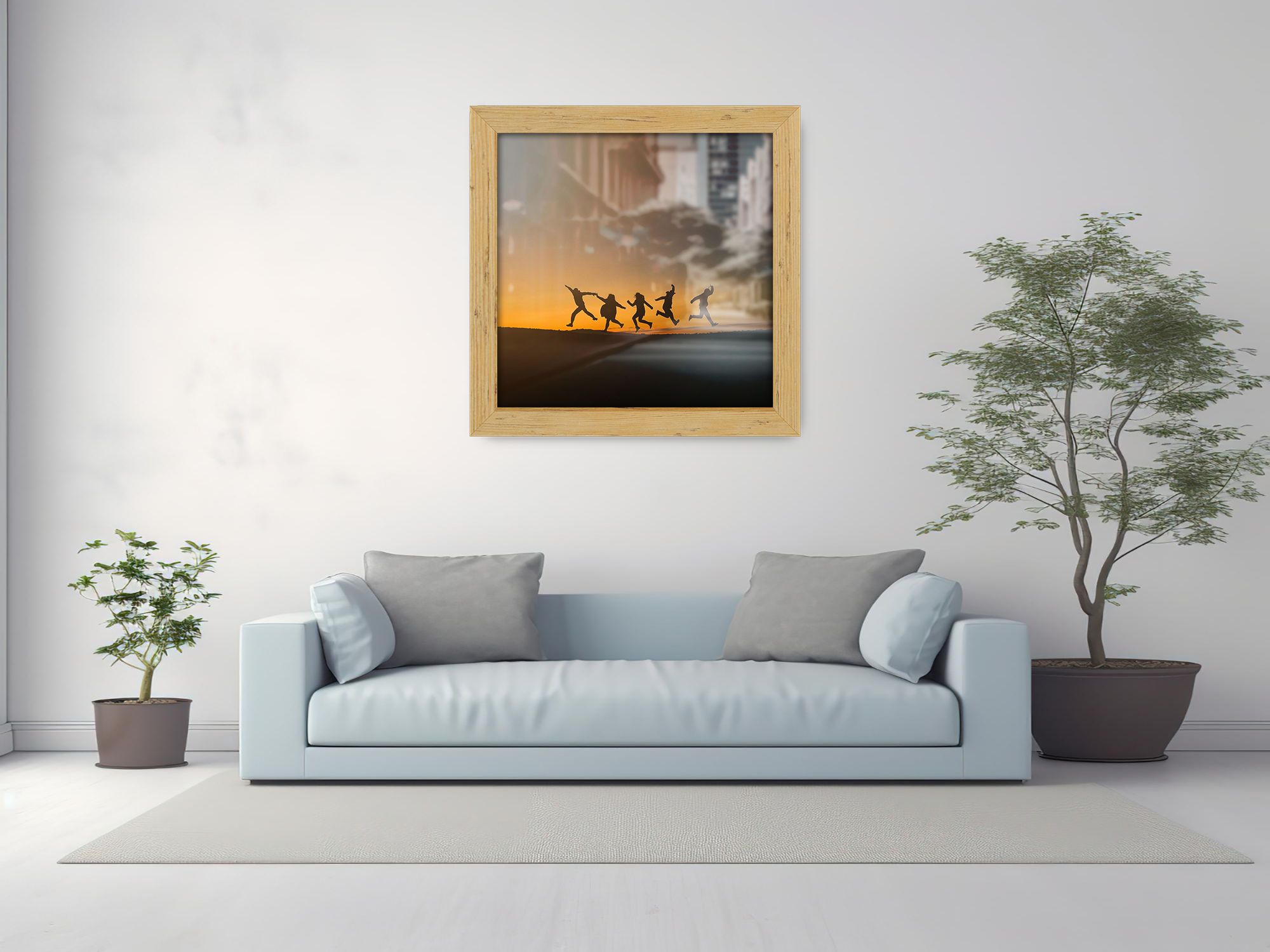 ( 50 x 50 CM ) / 20 x 20 Inch Display Frame - MDF
