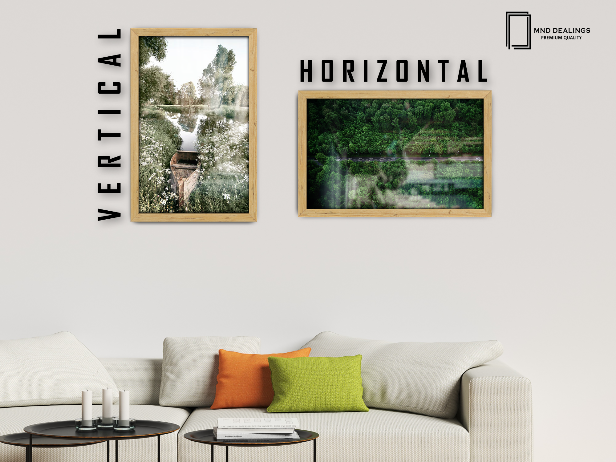 ( 50 x 60 CM ) / 24 x 20 Inch Frames - MDF