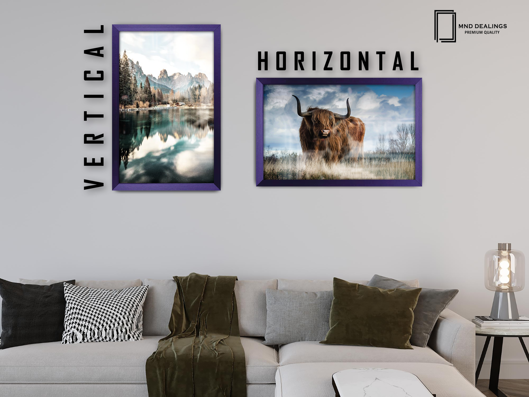 ( 50 x 60 CM ) / 24 x 20 Inch Frames - MDF