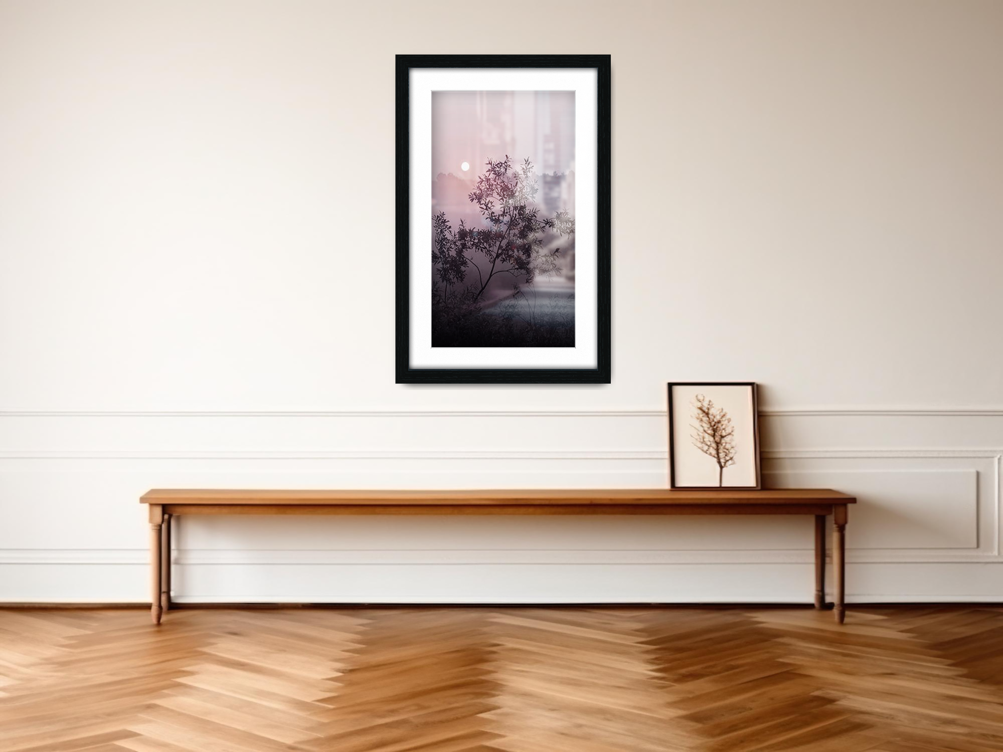( 50 x 60 cm ) / 24 x 20 Inch with 50 x 40 cm White Mount Display Frame - MDF