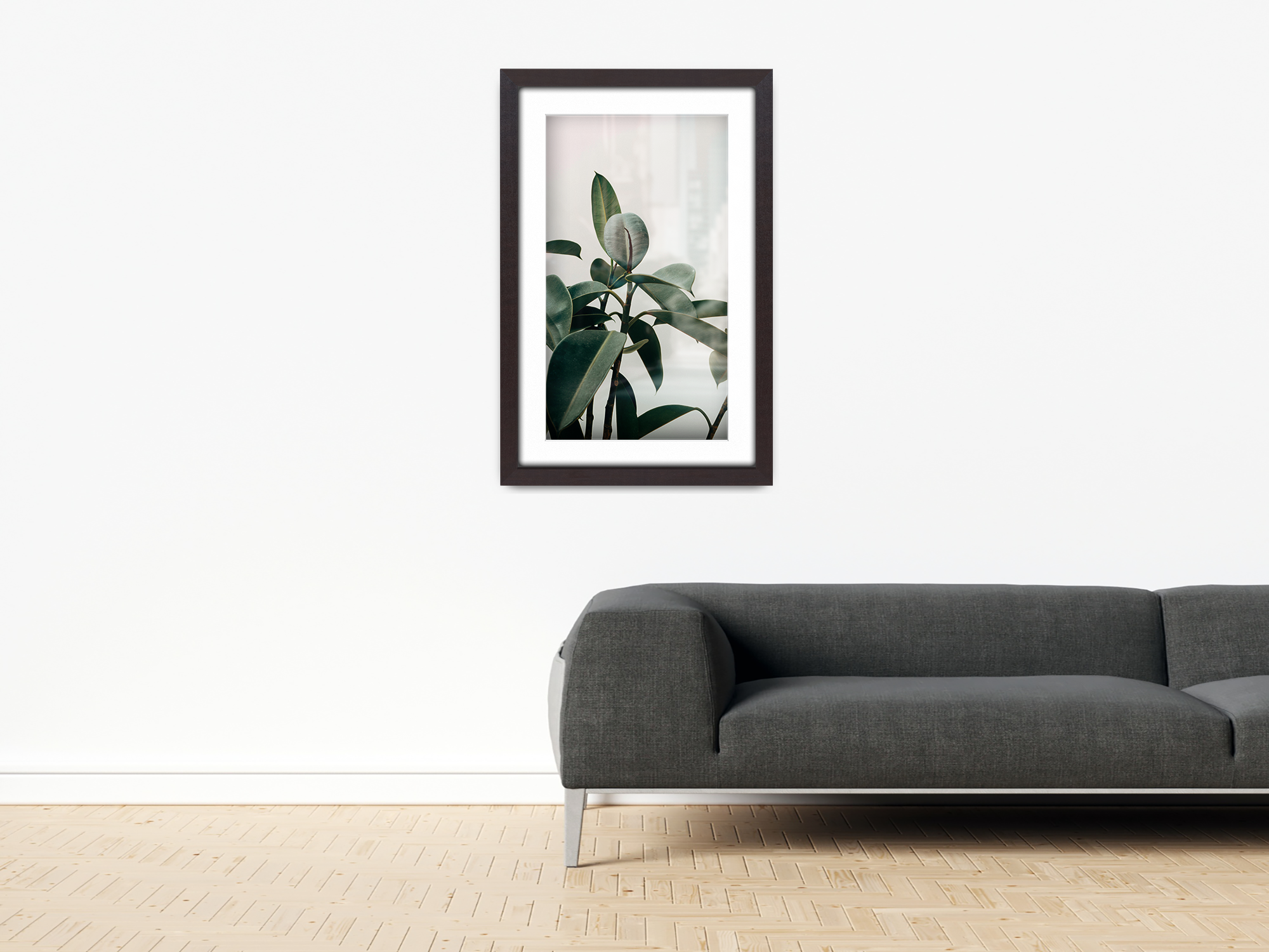 ( 50 x 60 cm ) / 24 x 20 Inch with 50 x 40 cm White Mount Display Frame - MDF