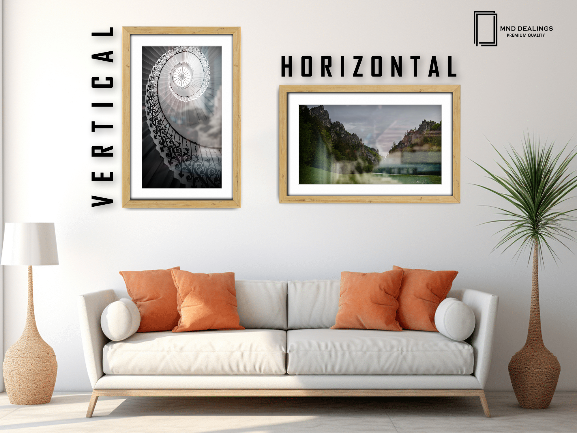 ( 50 x 60 cm ) / 24 x 20 Inch with 50 x 40 cm White Mount Display Frame - MDF