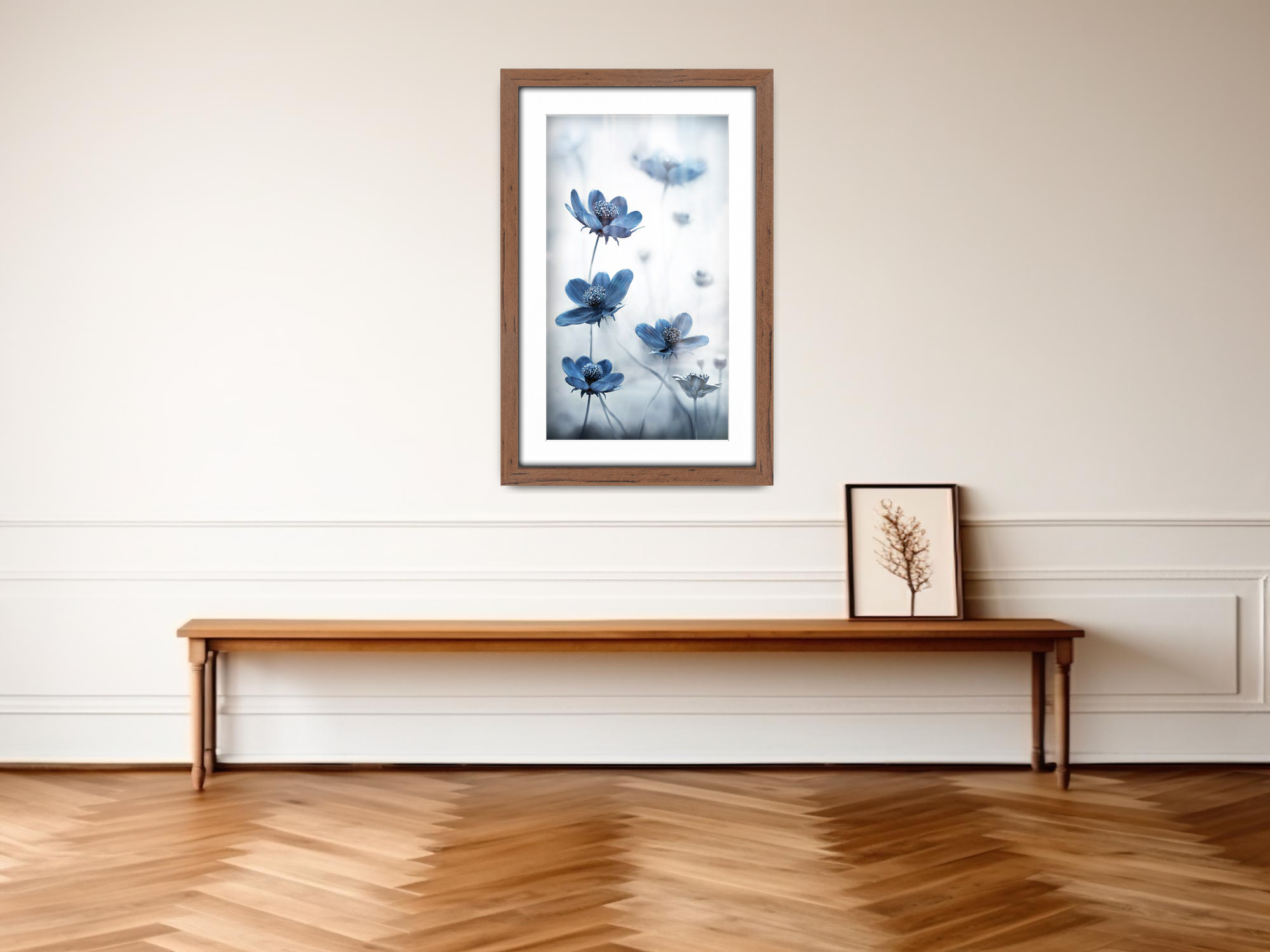 ( 50 x 60 cm ) / 24 x 20 Inch with 50 x 40 cm White Mount Display Frame - MDF