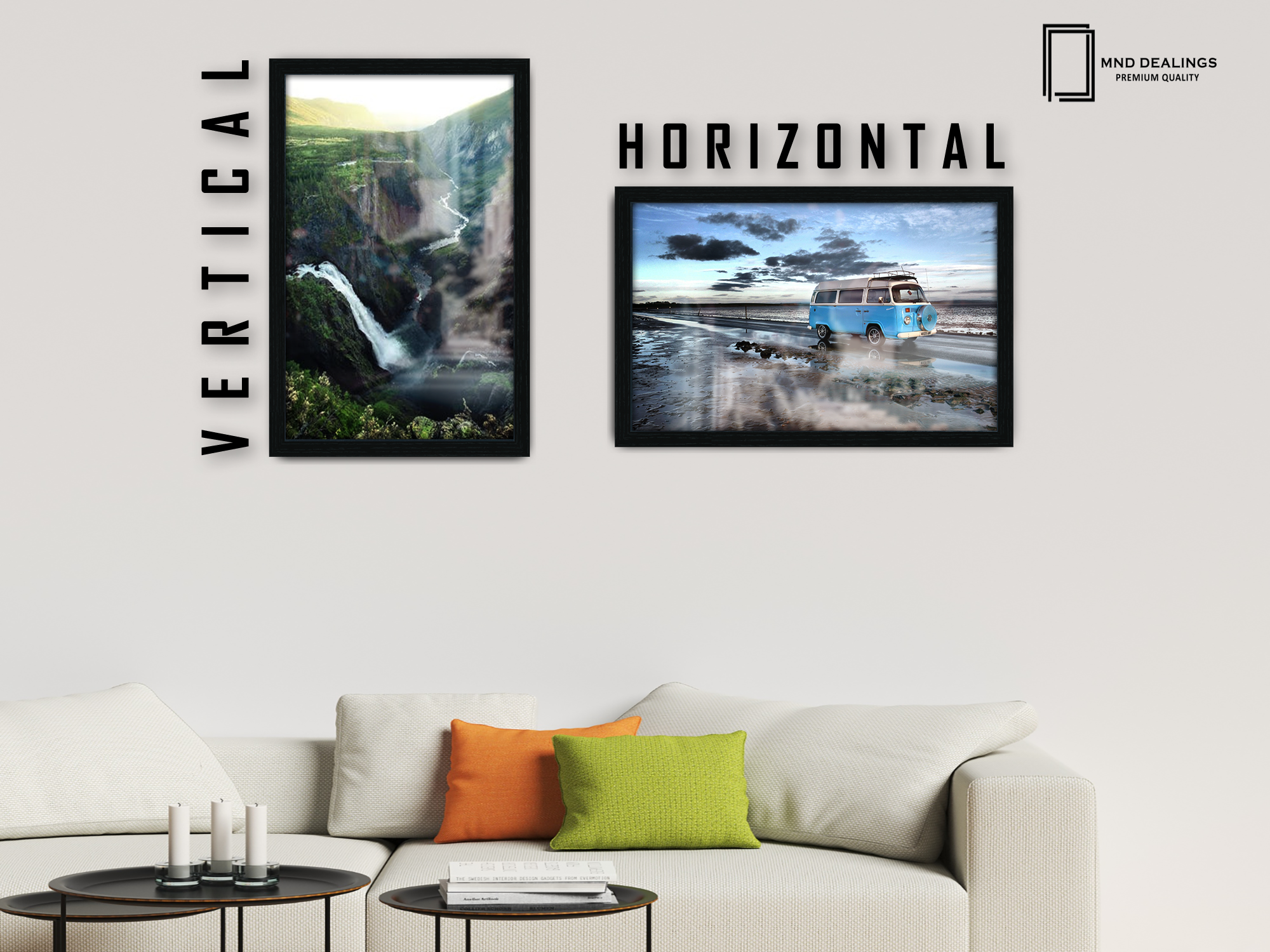 ( 50 x 70 CM ) / 28 x 20 Inch Display Frame - MDF