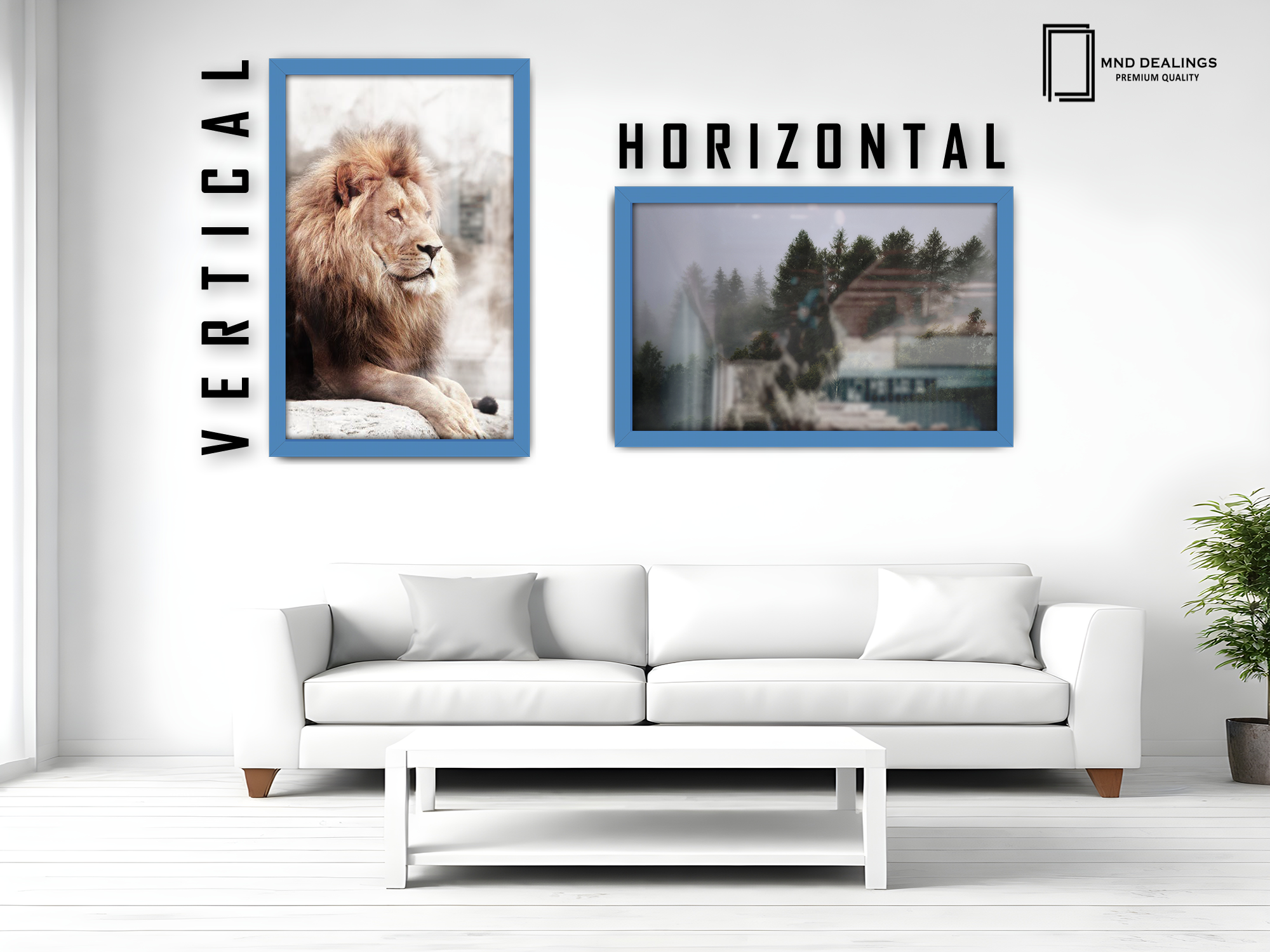 ( 50 x 70 CM ) / 28 x 20 Inch Display Frame - MDF