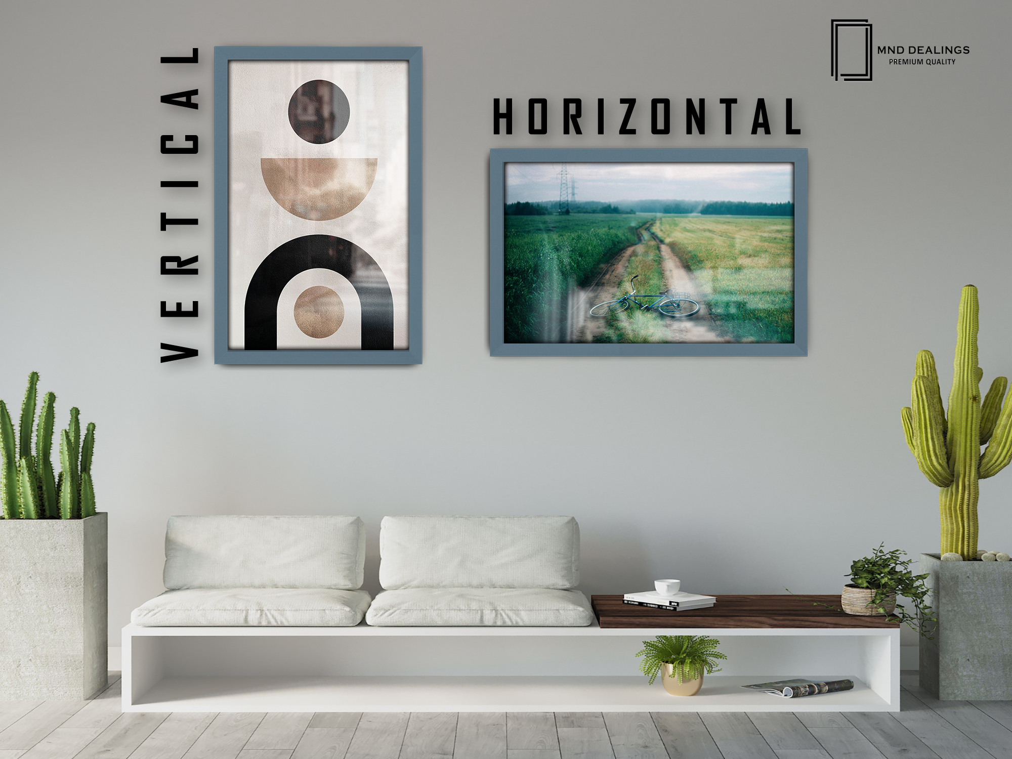 ( 50 x 70 CM ) / 28 x 20 Inch Display Frame - MDF