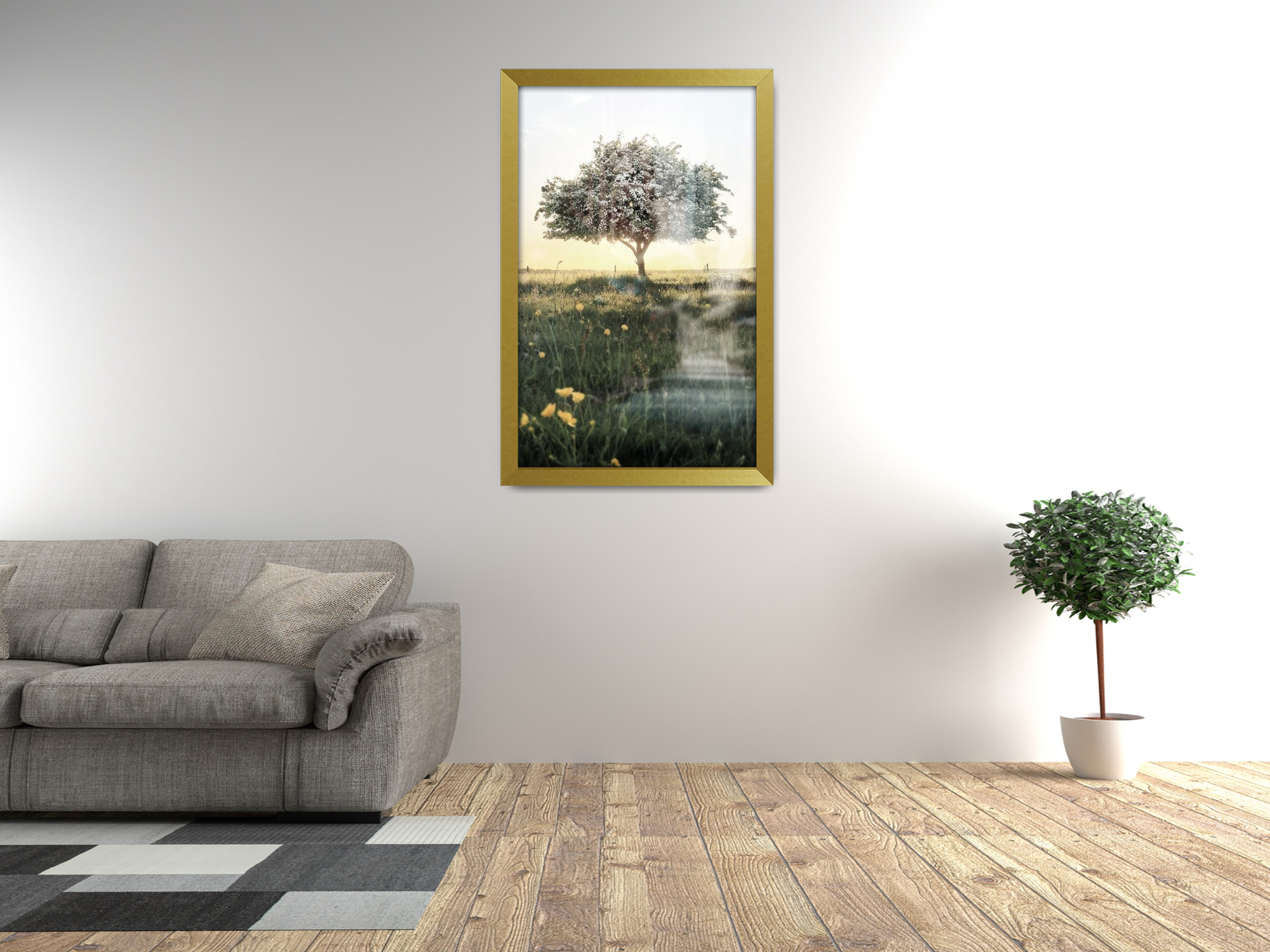 ( 50 x 70 CM ) / 28 x 20 Inch Display Frame - MDF