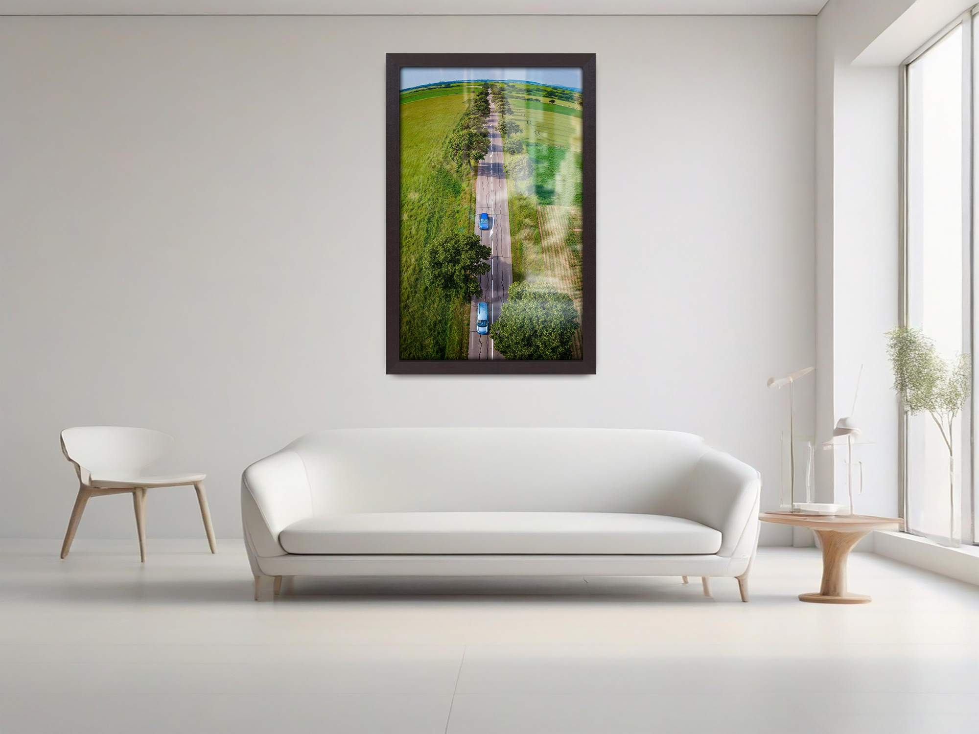 ( 50 x 70 CM ) / 28 x 20 Inch Display Frame - MDF