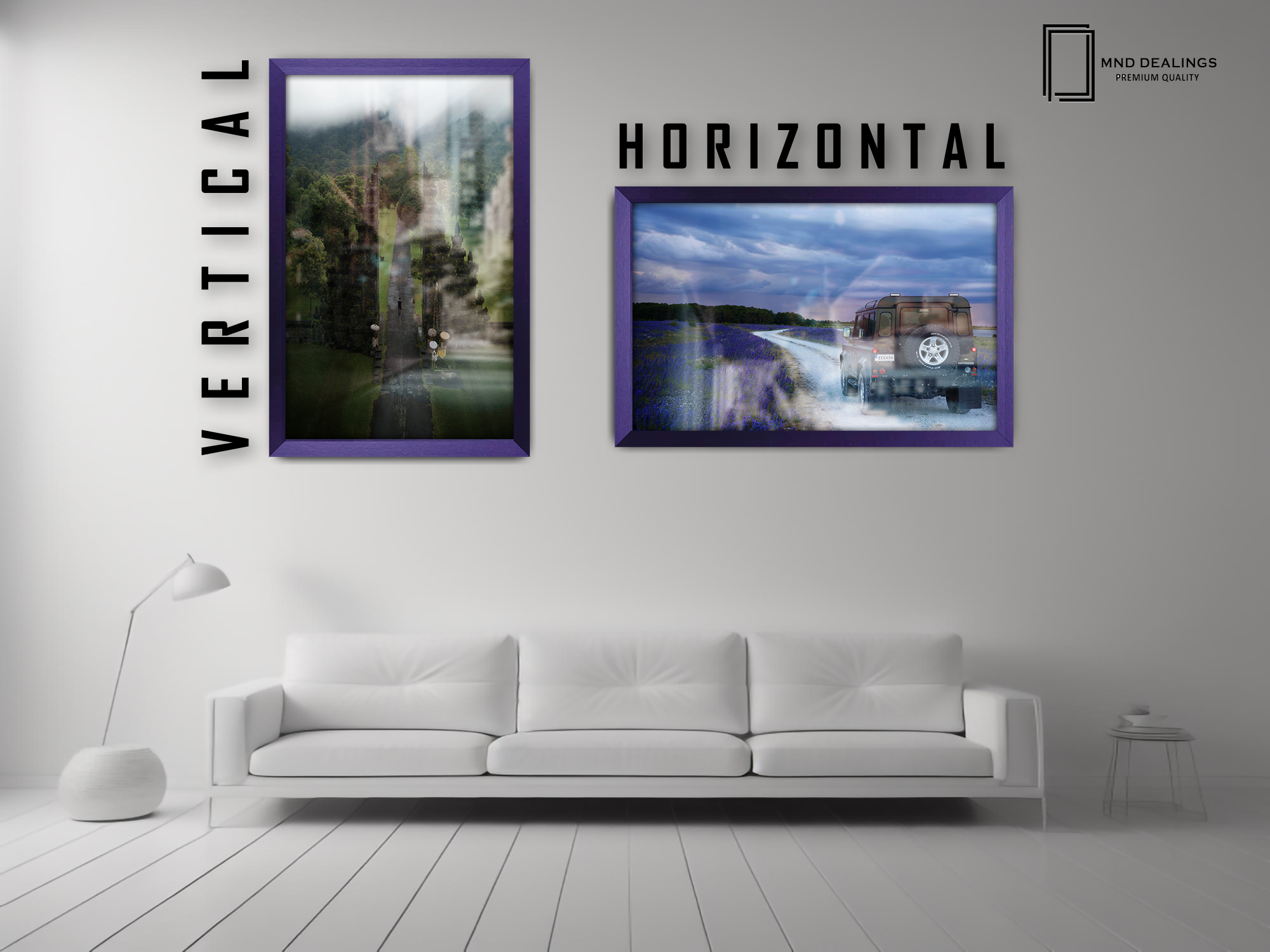 ( 50 x 70 CM ) / 28 x 20 Inch Display Frame - MDF