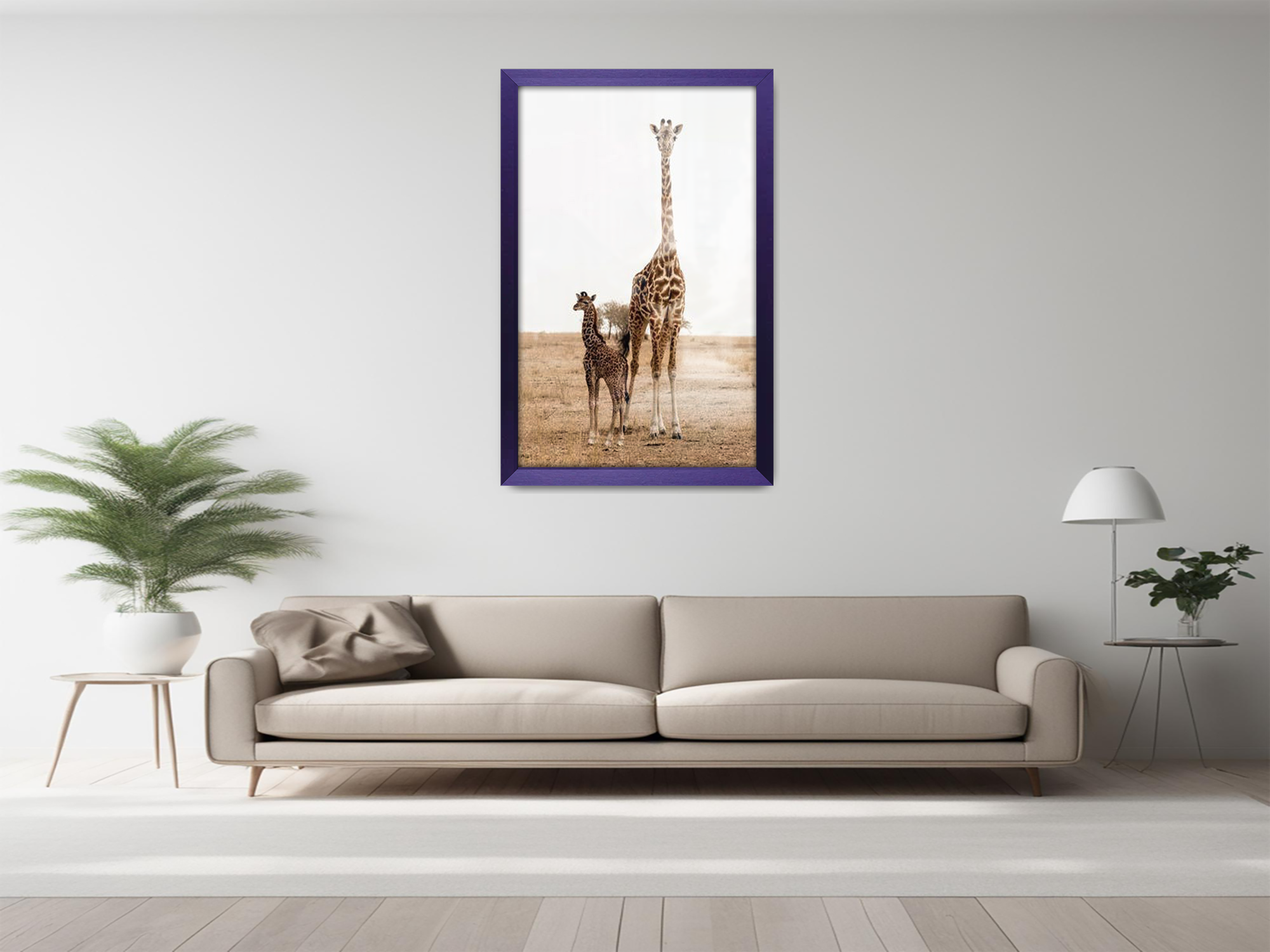 ( 50 x 70 CM ) / 28 x 20 Inch Display Frame - MDF