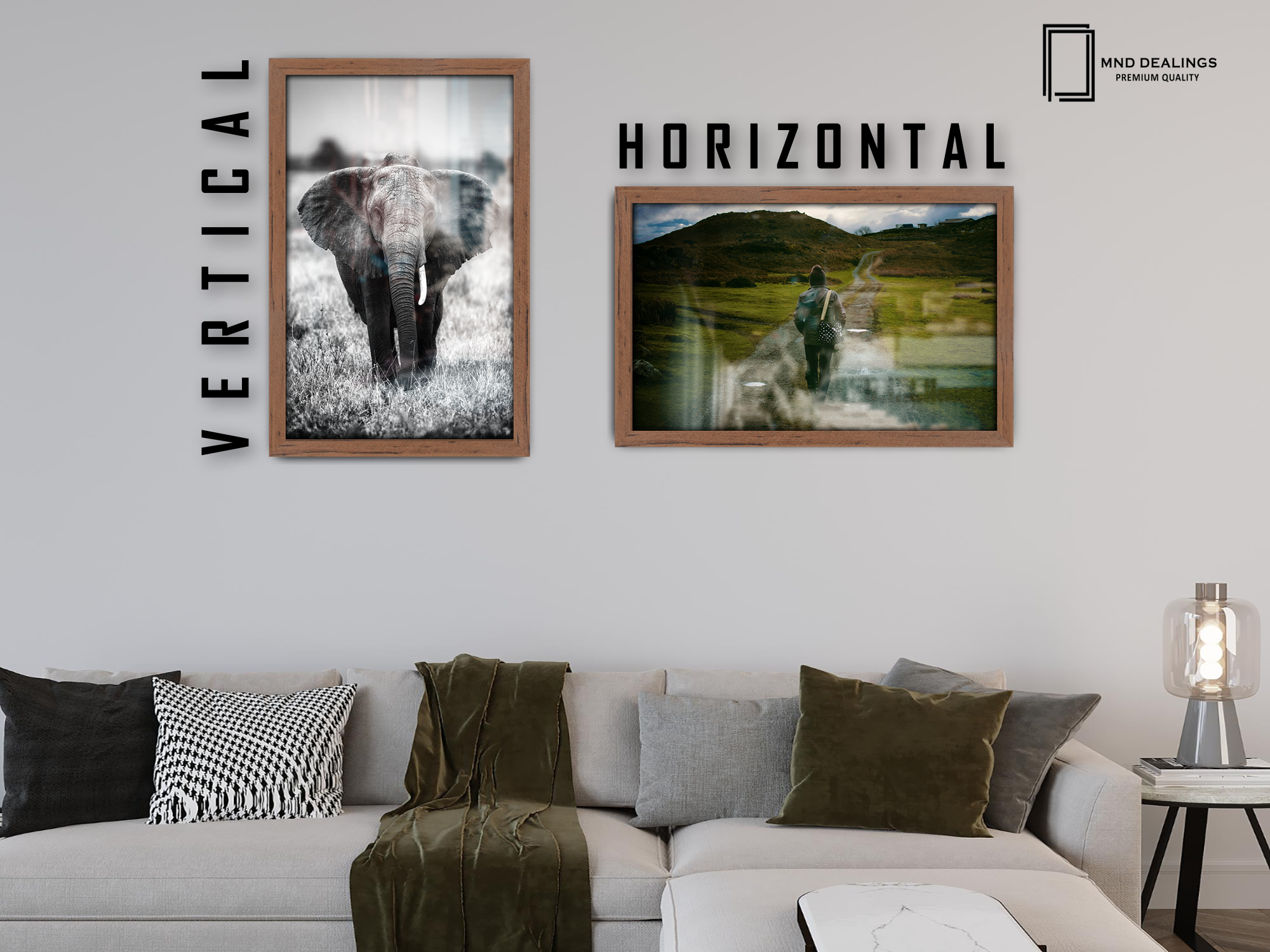 ( 50 x 70 CM ) / 28 x 20 Inch Display Frame - MDF