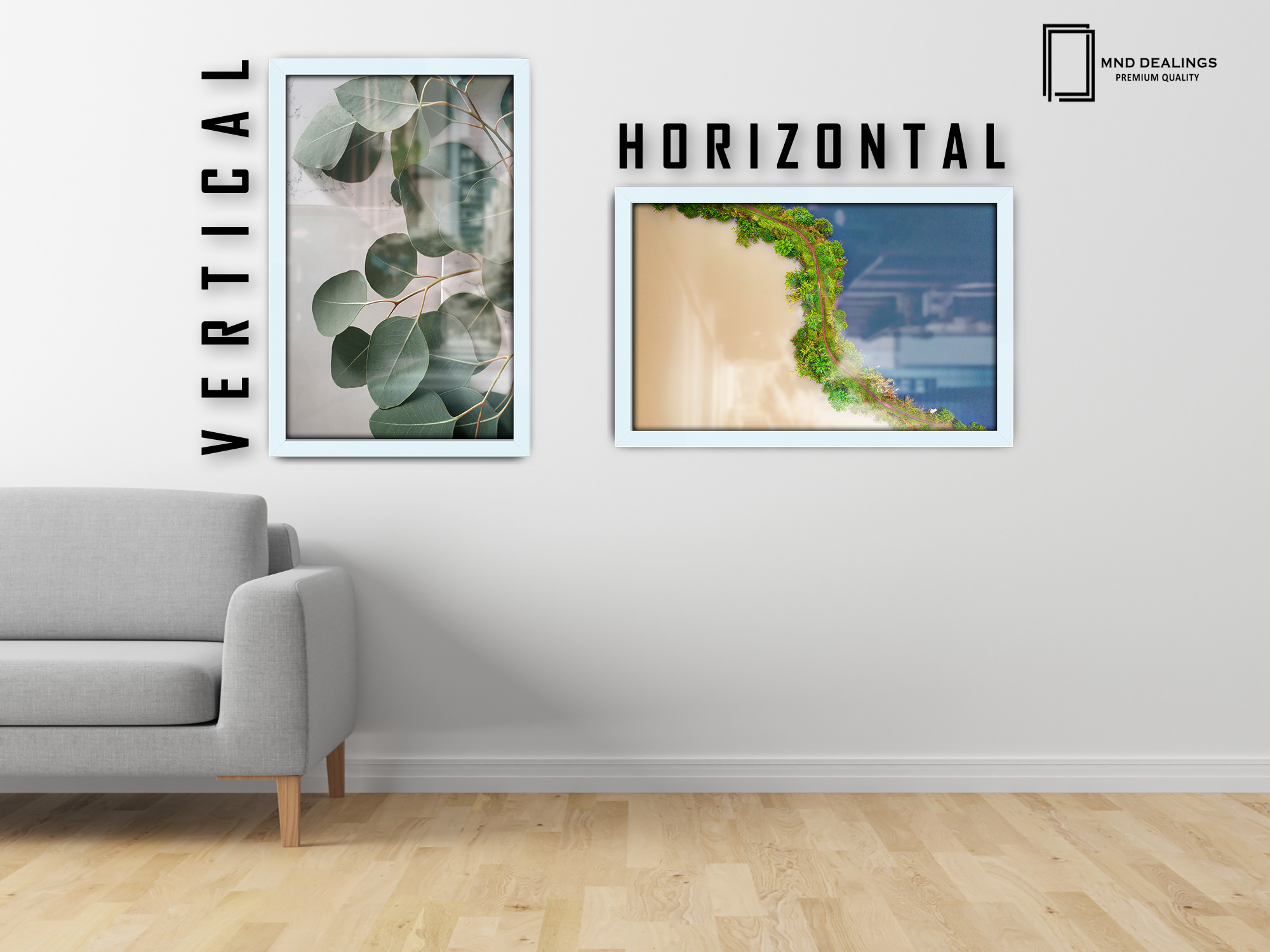 ( 50 x 70 CM ) / 28 x 20 Inch Display Frame - MDF