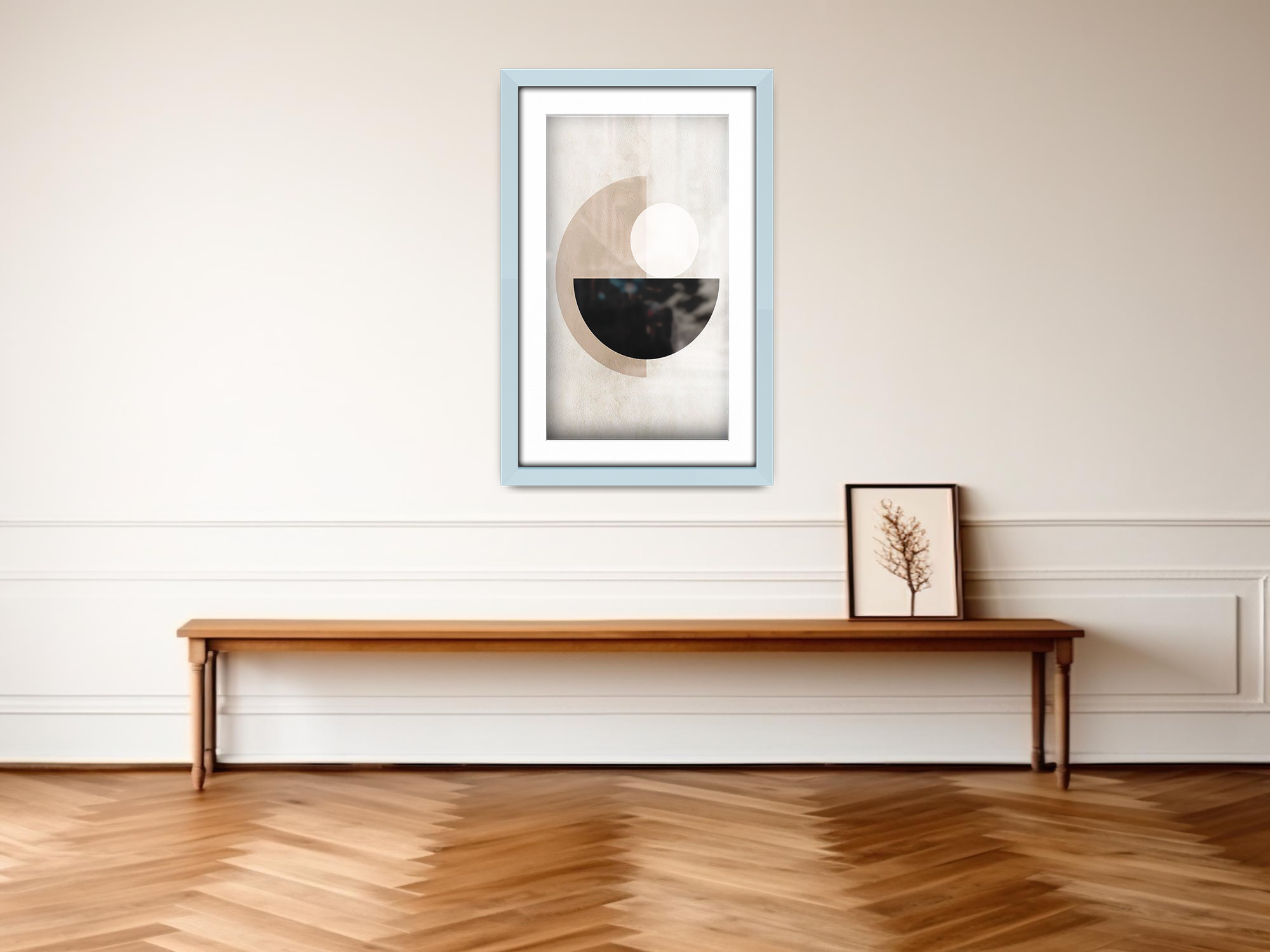 ( 50 x 70 cm ) / 28 x 20 Inch with 60 x 40 cm White Mount Frames - MDF