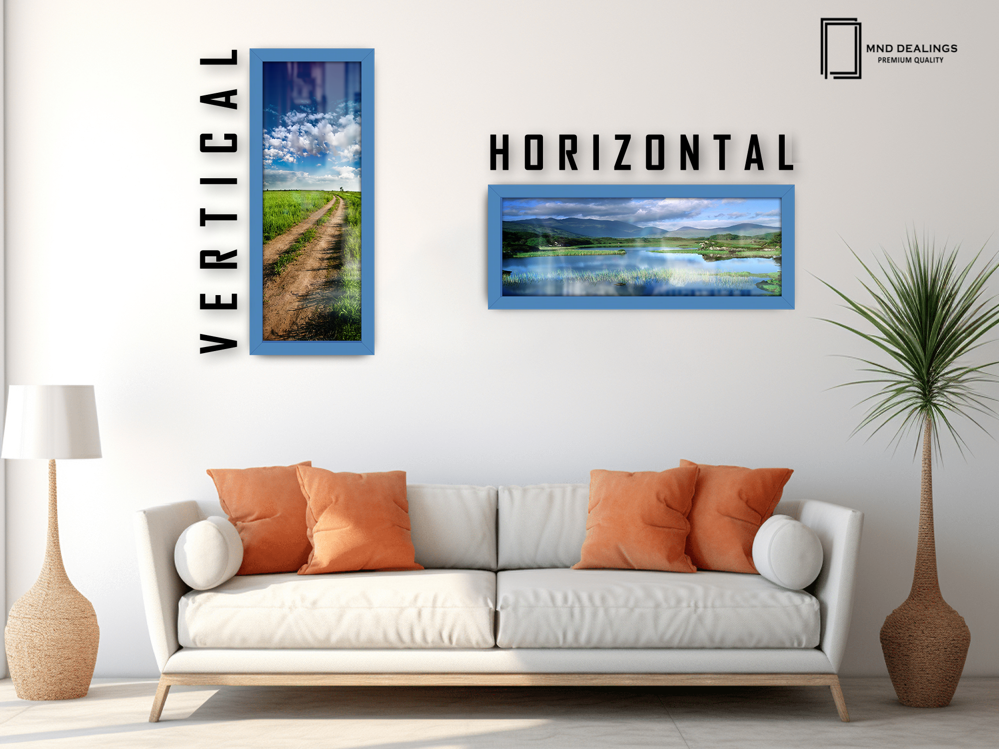 ( 60 x 30 CM ) / 24 x 12 Inch Display Frame - MDF