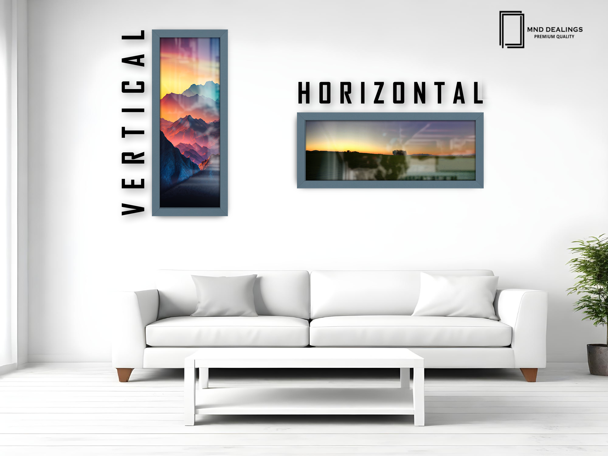 ( 60 x 30 CM ) / 24 x 12 Inch Display Frame - MDF