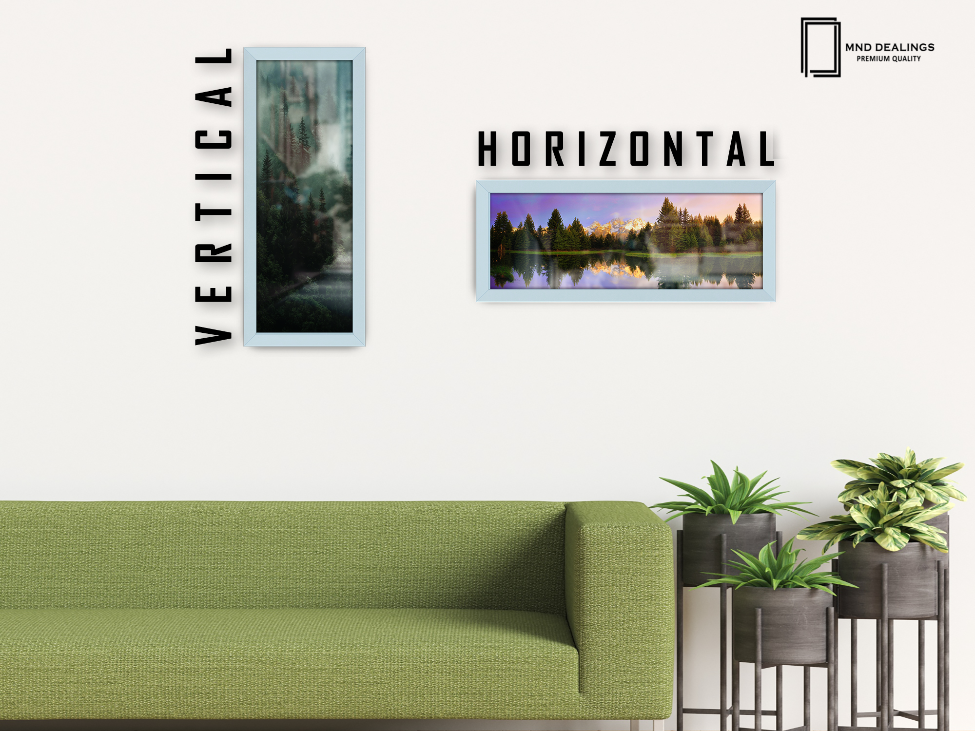 ( 60 x 30 CM ) / 24 x 12 Inch Display Frame - MDF