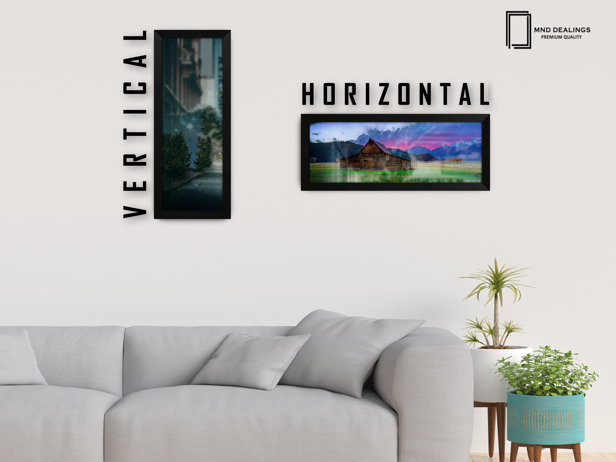 ( 60 x 30 CM ) / 24 x 12 Inch Display Frame - MDF