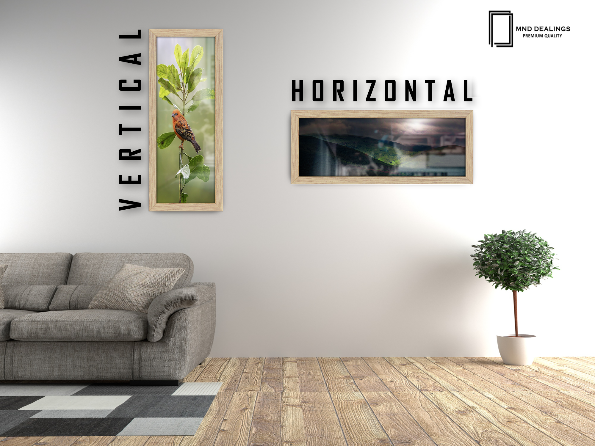 ( 60 x 30 CM ) / 24 x 12 Inch Display Frame - MDF