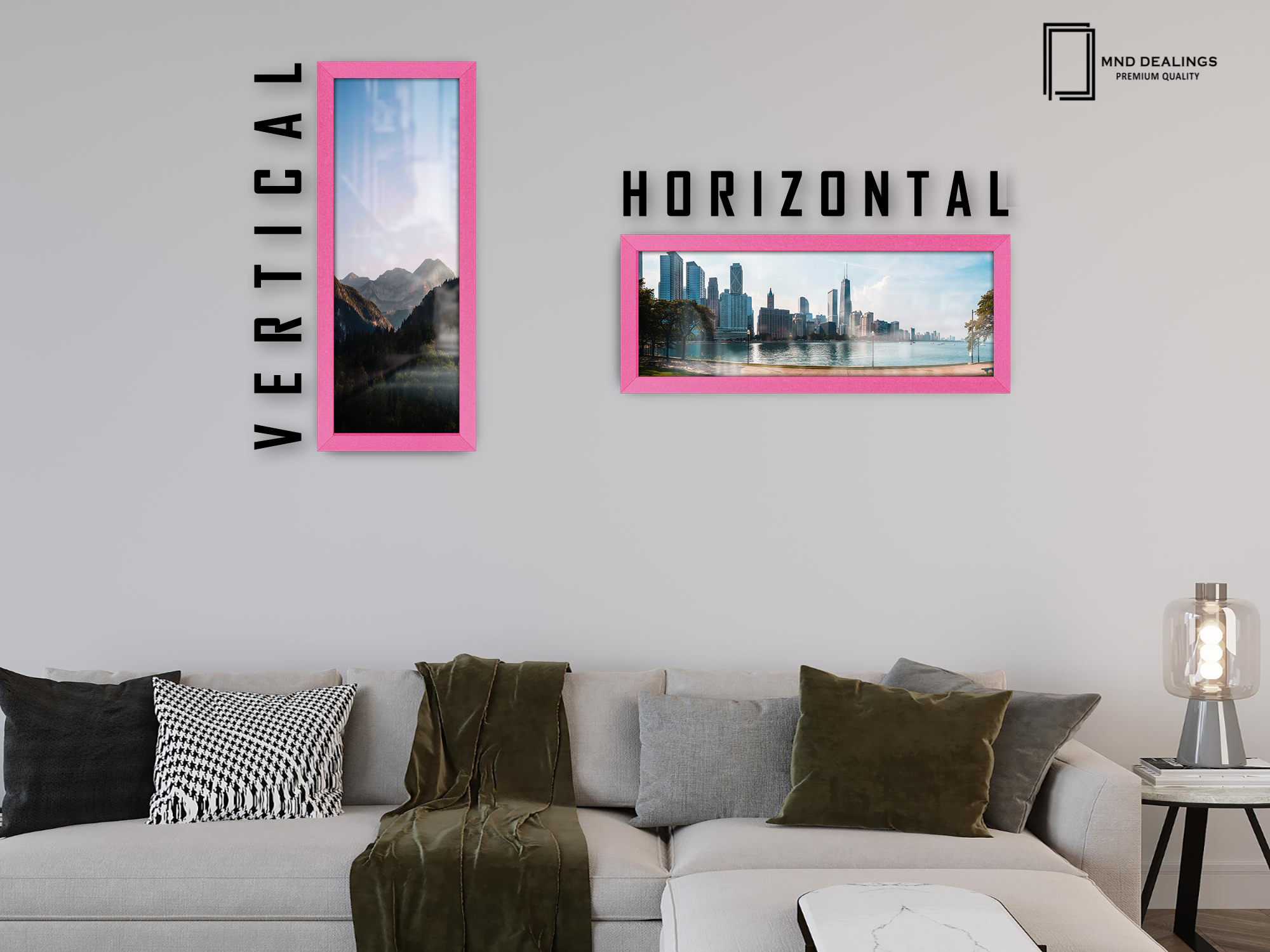 ( 60 x 30 CM ) / 24 x 12 Inch Display Frame - MDF