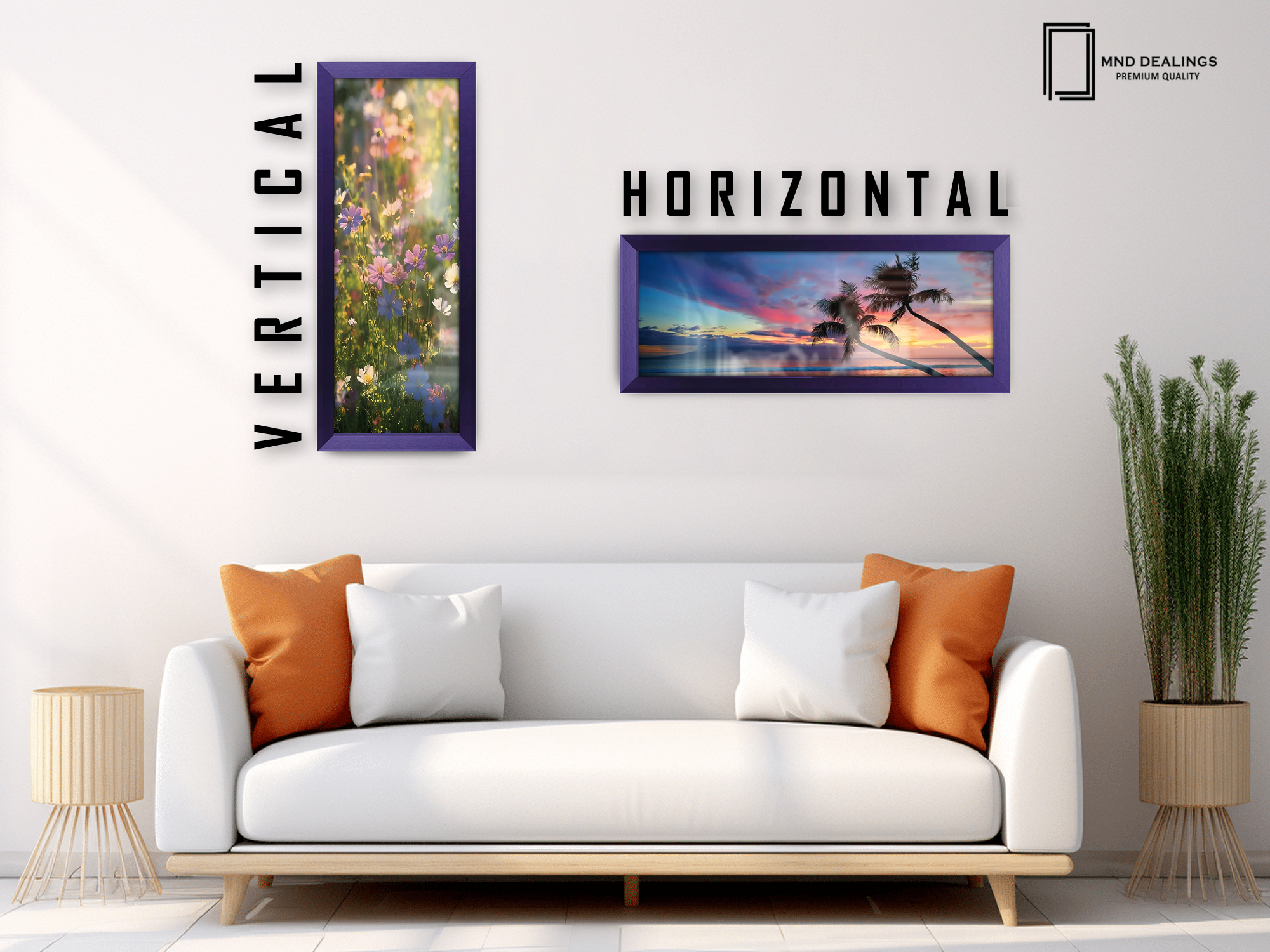 ( 60 x 30 CM ) / 24 x 12 Inch Display Frame - MDF
