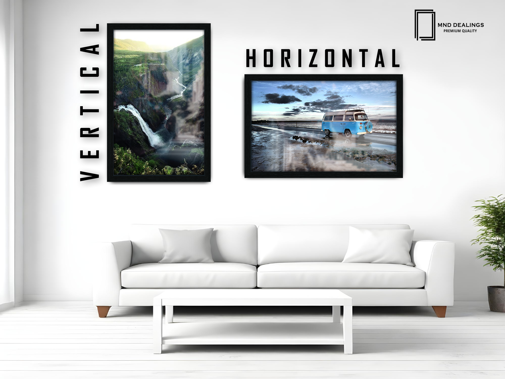 ( 60 x 70 CM ) / 28 x 24 Inch Poster Frames - MDF