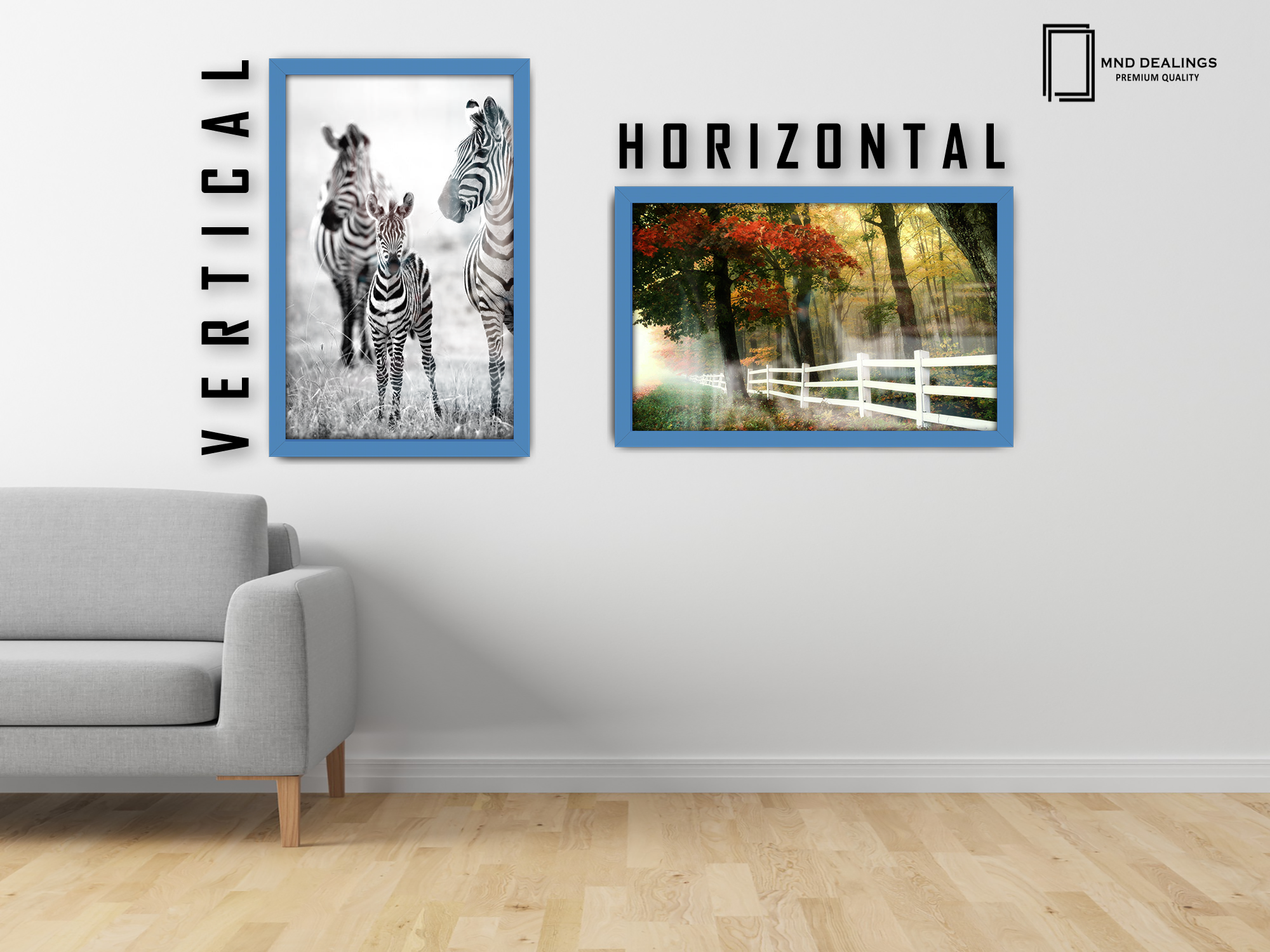 ( 60 x 70 CM ) / 28 x 24 Inch Poster Frames - MDF