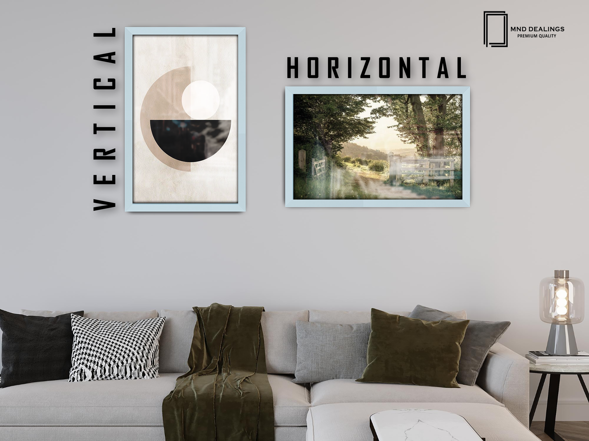 ( 60 x 70 CM ) / 28 x 24 Inch Poster Frames - MDF