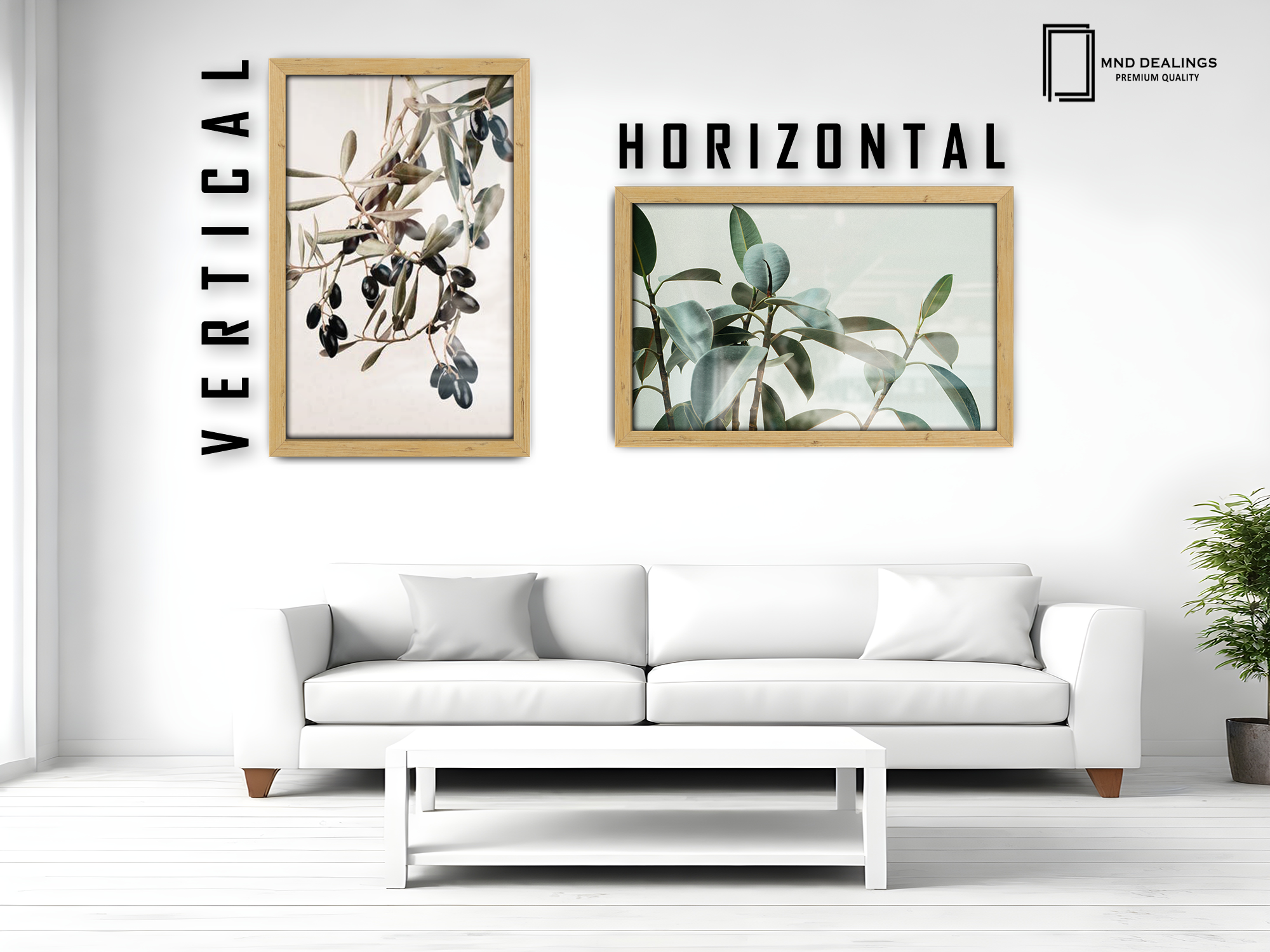 ( 60 x 70 CM ) / 28 x 24 Inch Poster Frames - MDF