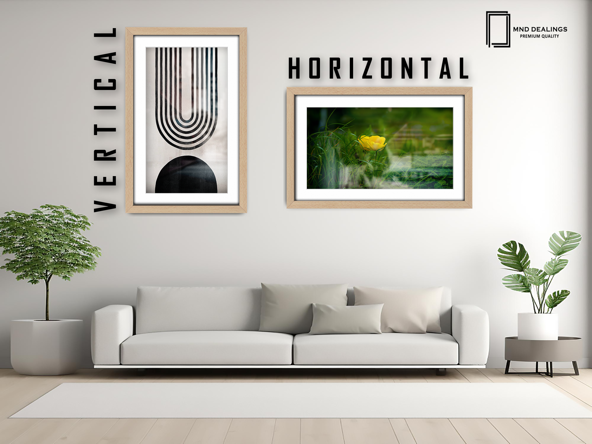 ( 60 x 70 cm ) / 28 x 24 Inch with 60 x 50 cm White Mount Frames - MDF