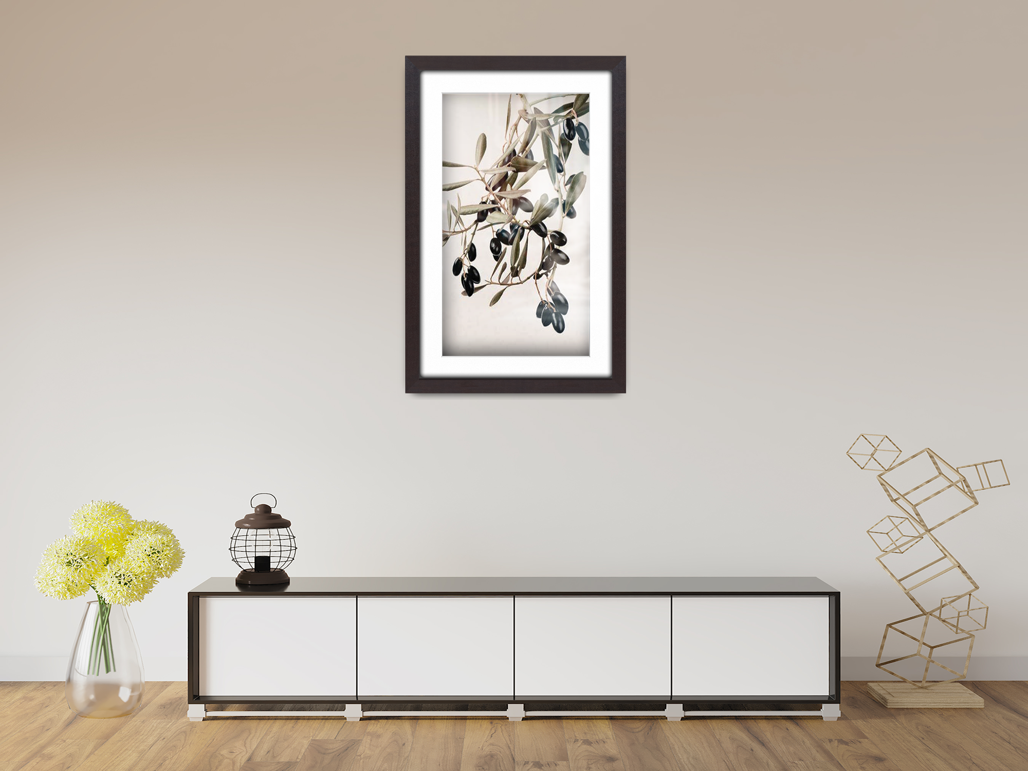 ( 60 x 70 cm ) / 28 x 24 Inch with 60 x 50 cm White Mount Frames - MDF