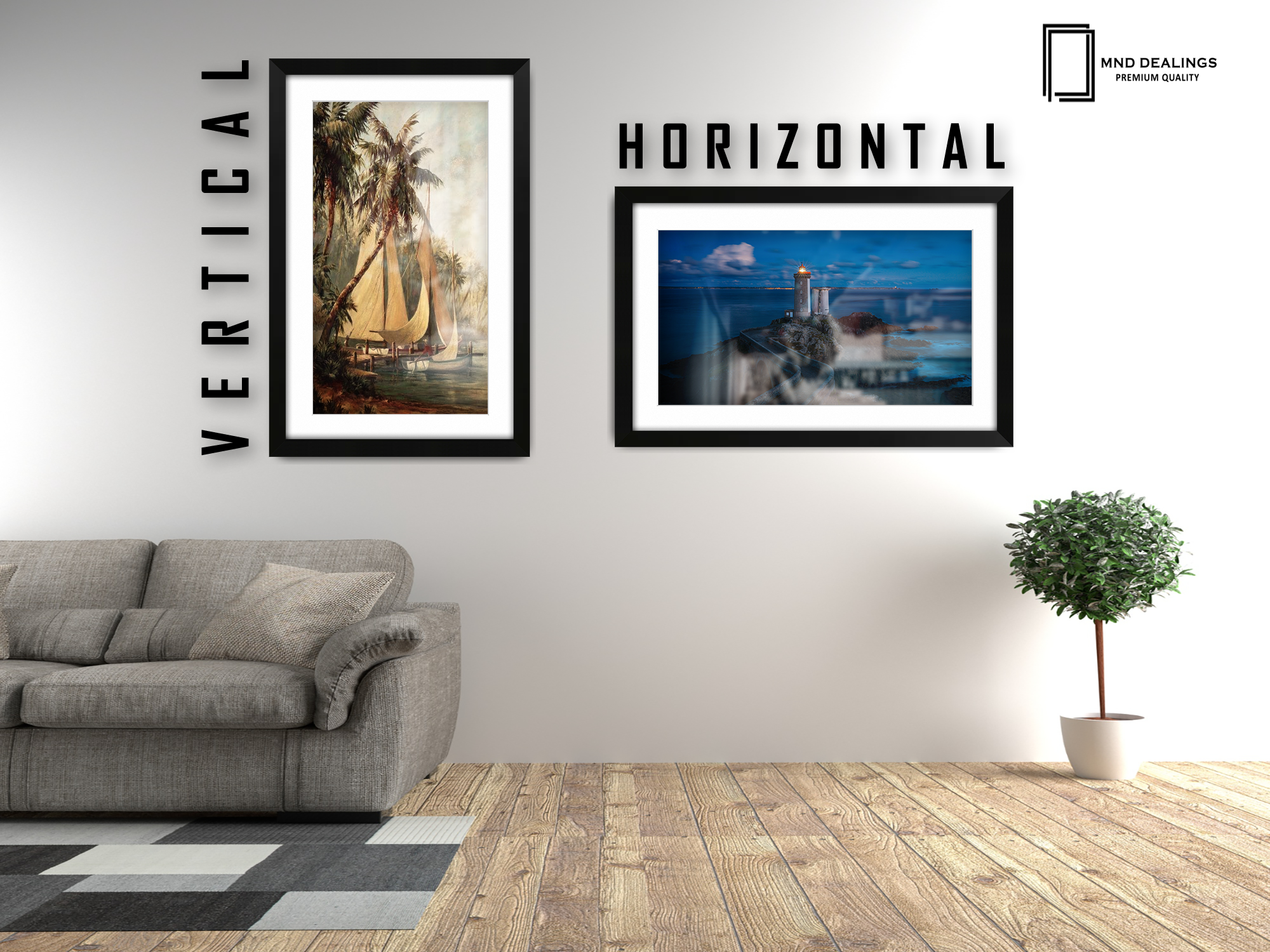 ( 60 x 70 cm ) / 28 x 24 Inch with 60 x 50 cm White Mount Frames - MDF