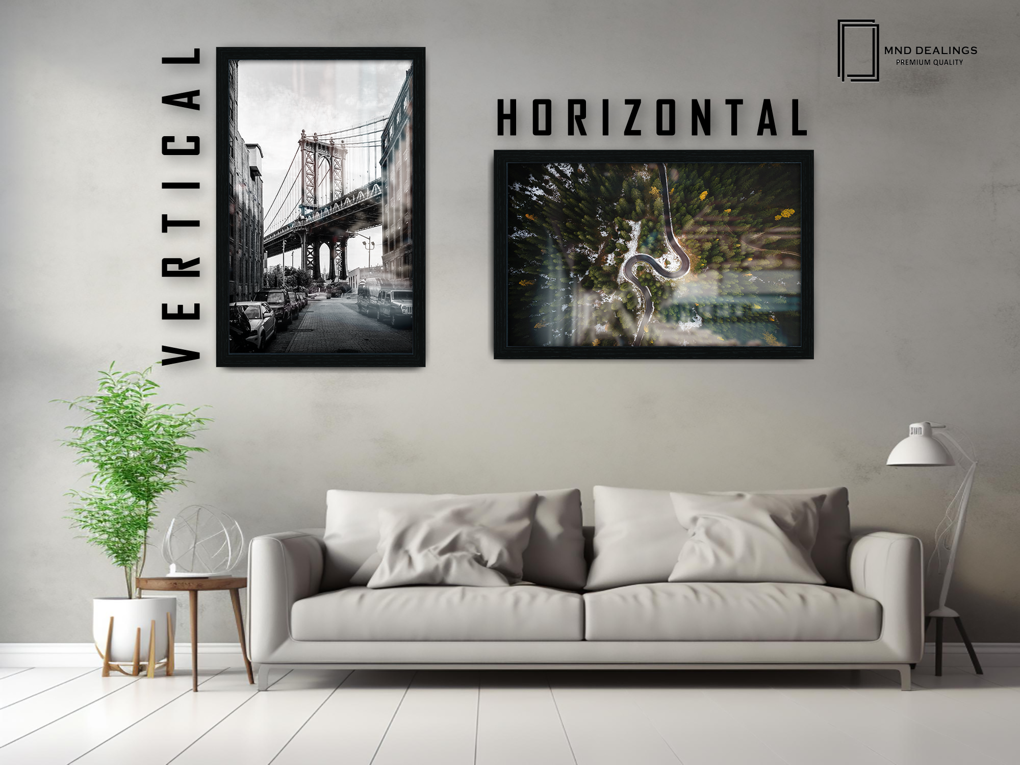 ( 60 x 80 CM ) / 32x 24 Inch Frames - MDF