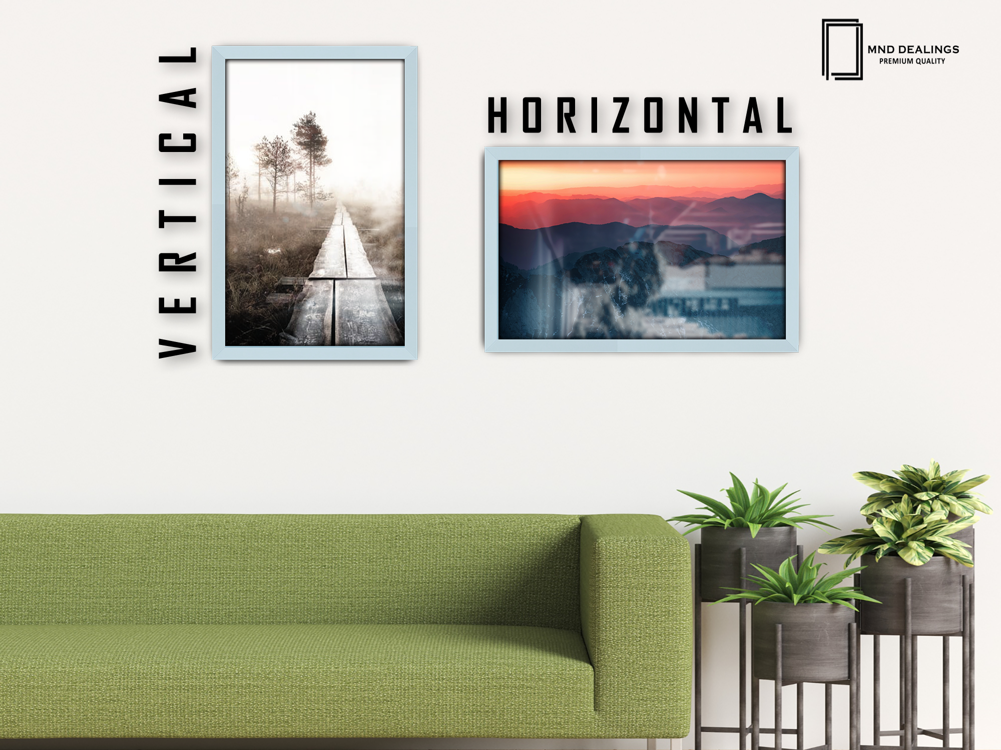 ( 60 x 80 CM ) / 32x 24 Inch Frames - MDF