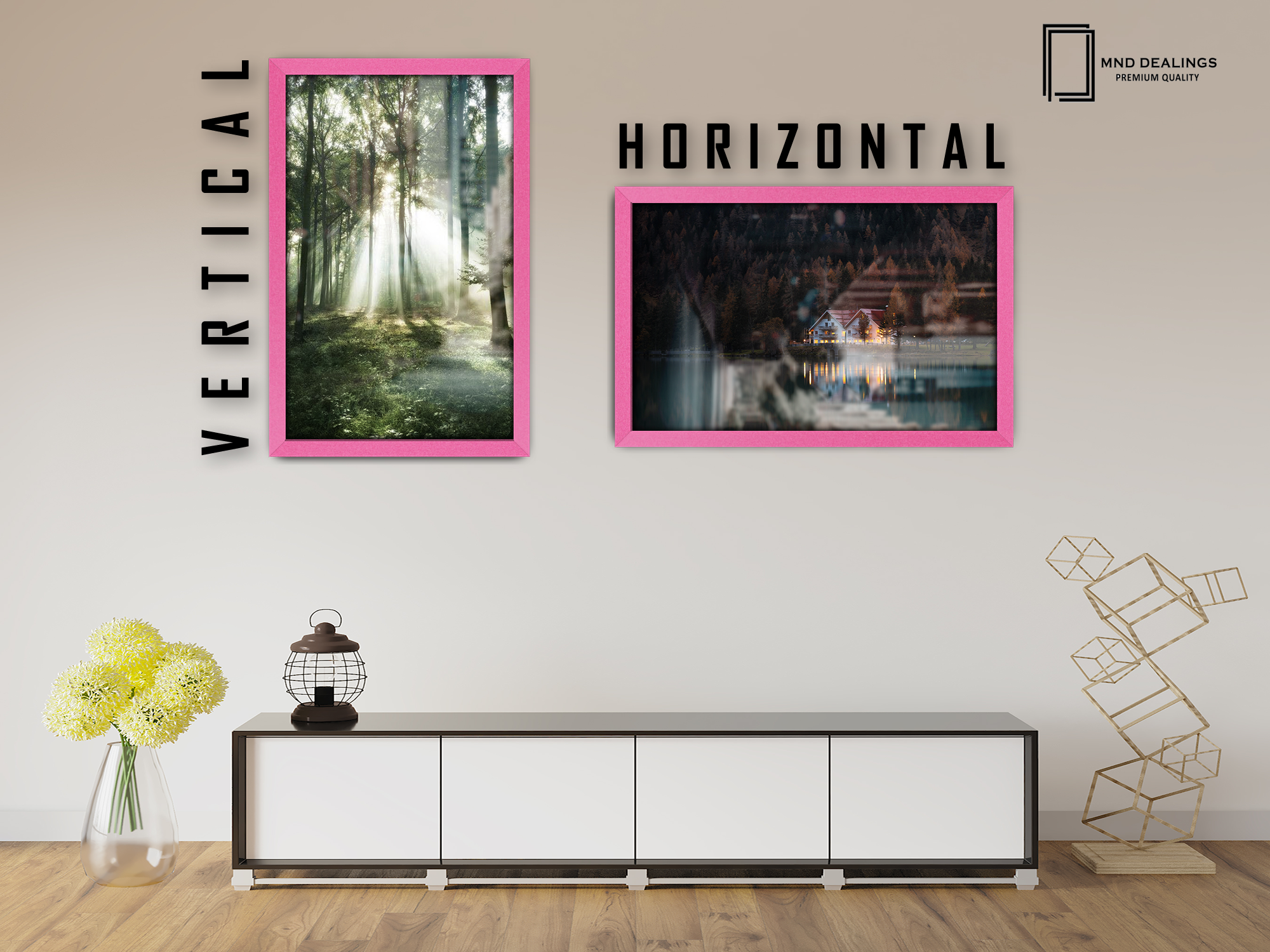 ( 60 x 80 CM ) / 32x 24 Inch Frames - MDF
