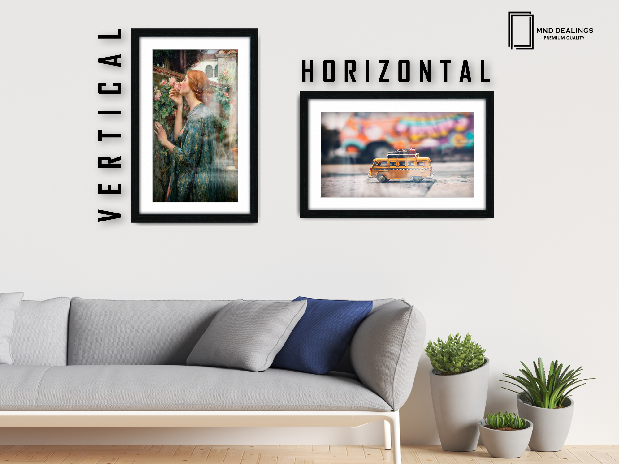 ( 60 x 80 cm ) / 32 x 24 Inch with 70 x 50 cm White Mount Picture Frames - MDF