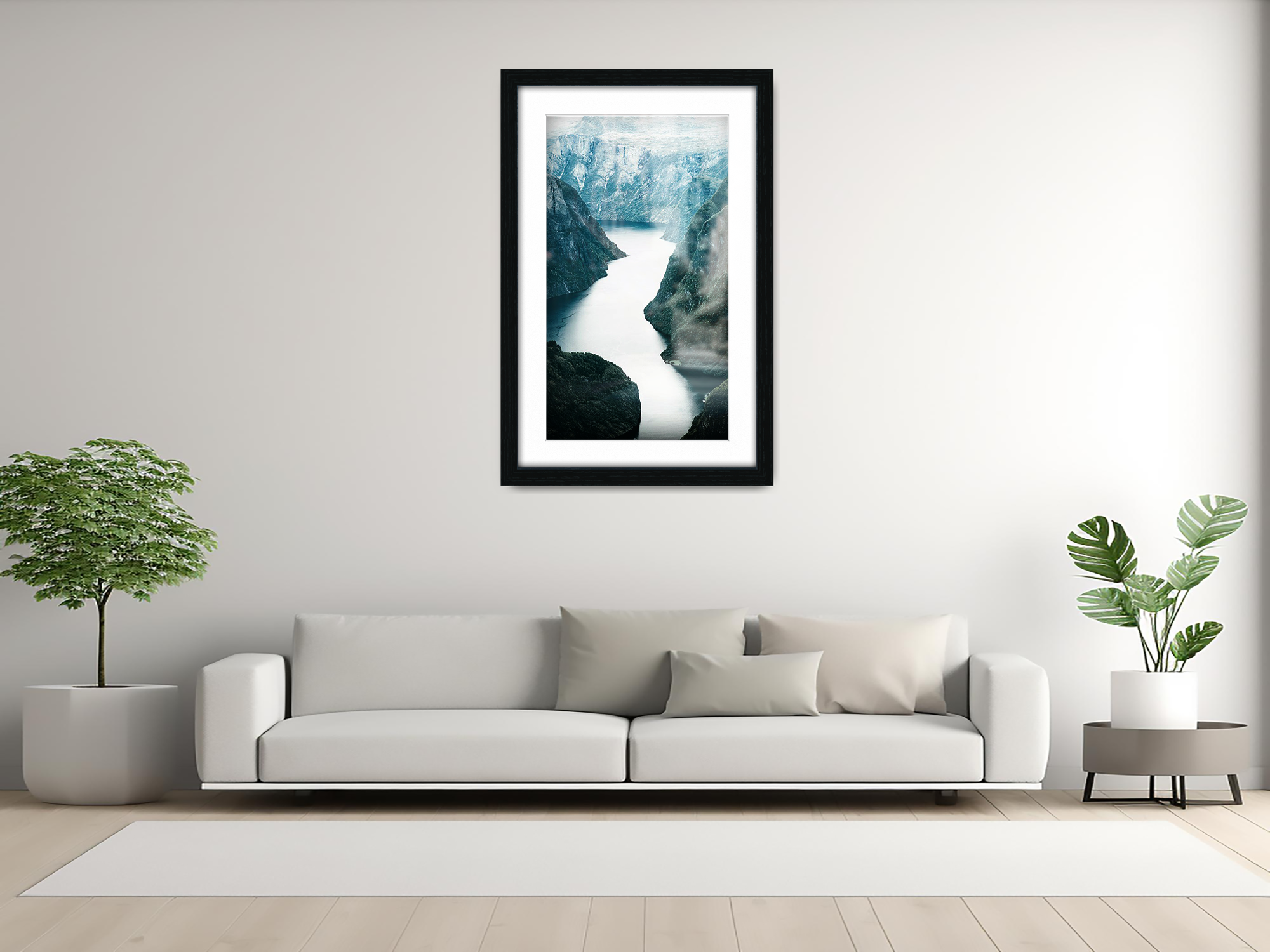 ( 60 x 80 cm ) / 32 x 24 Inch with 70 x 50 cm White Mount Picture Frames - MDF