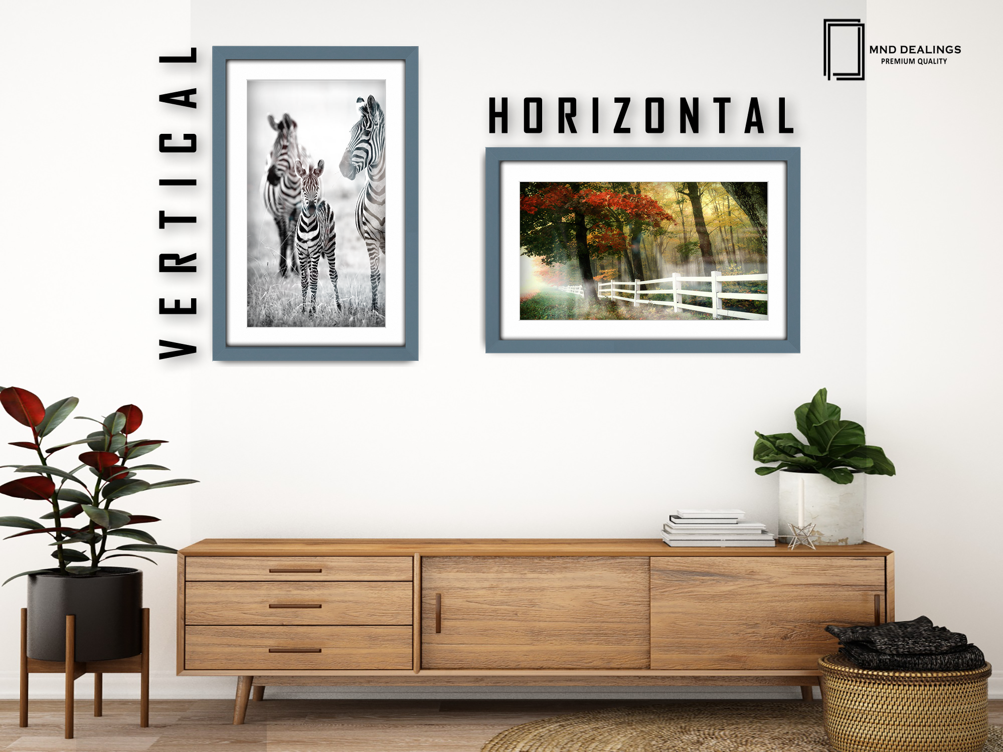 ( 60 x 80 cm ) / 32 x 24 Inch with 70 x 50 cm White Mount Picture Frames - MDF