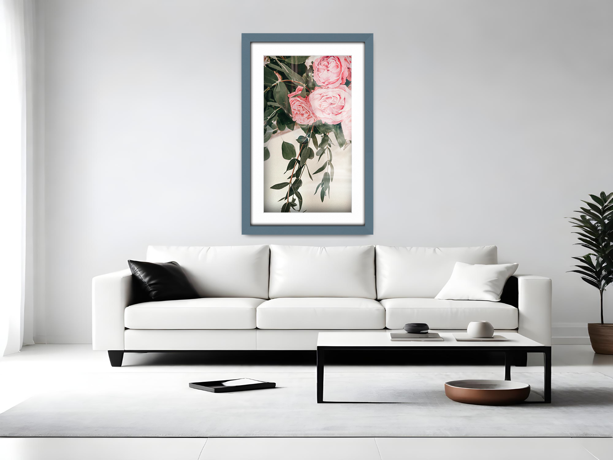 ( 60 x 80 cm ) / 32 x 24 Inch with 70 x 50 cm White Mount Picture Frames - MDF