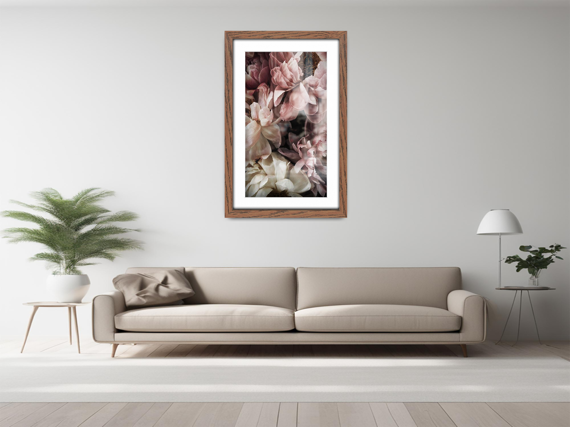 ( 60 x 80 cm ) / 32 x 24 Inch with 70 x 50 cm White Mount Picture Frames - MDF