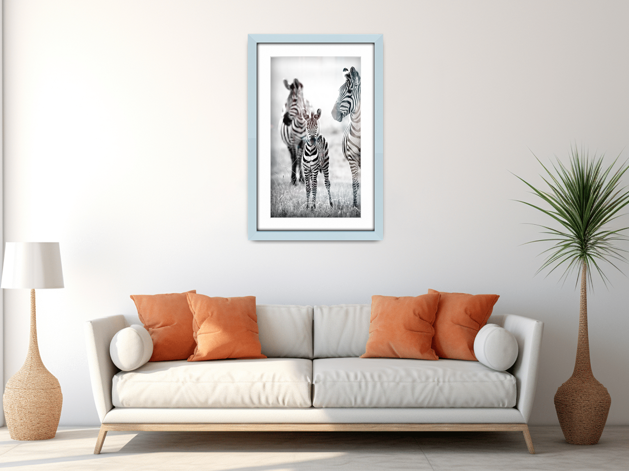 ( 60 x 80 cm ) / 32 x 24 Inch with 70 x 50 cm White Mount Picture Frames - MDF