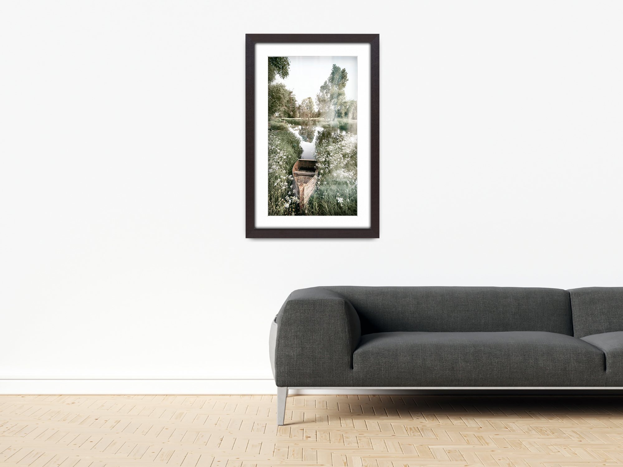 ( 60 x 80 cm ) / 32 x 24 Inch with 70 x 50 cm White Mount Picture Frames - MDF