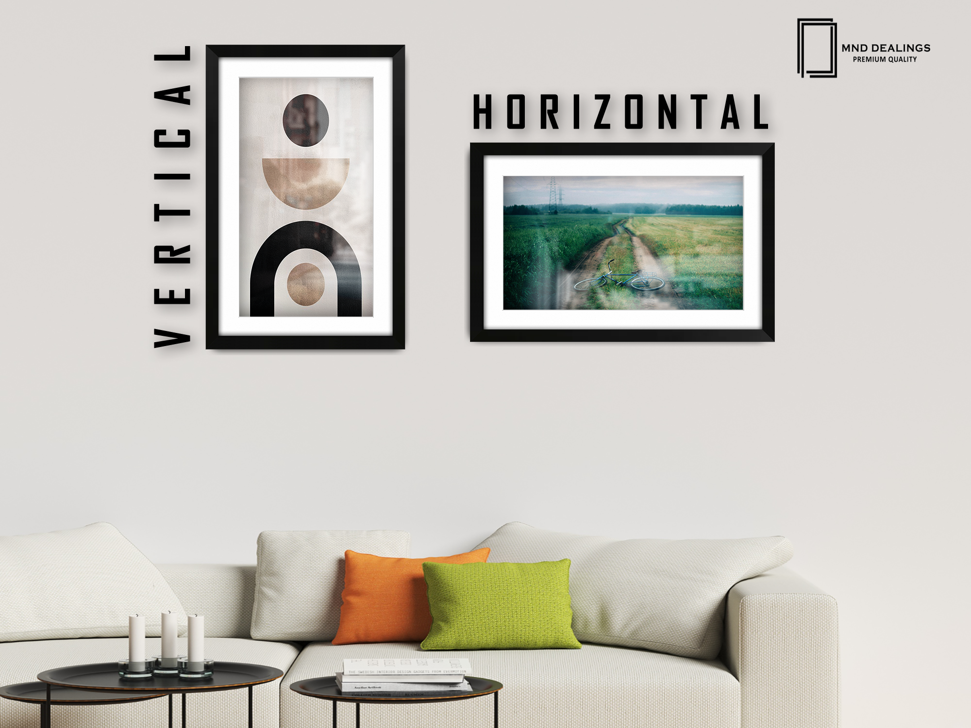 ( 60 x 80 cm ) / 32 x 24 Inch with 70 x 50 cm White Mount Picture Frames - MDF