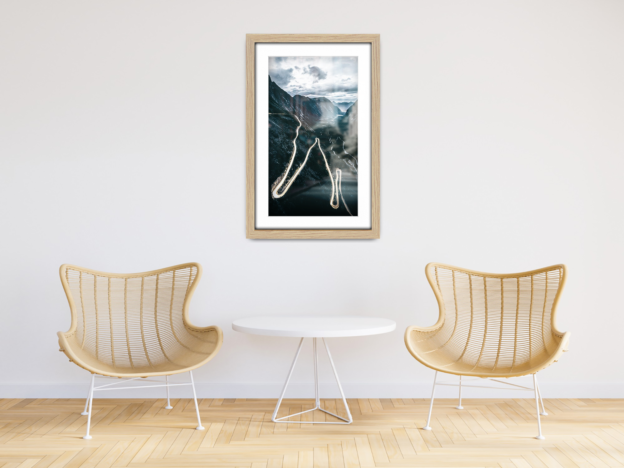( 60 x 80 cm ) / 32 x 24 Inch with 70 x 50 cm White Mount Picture Frames - MDF