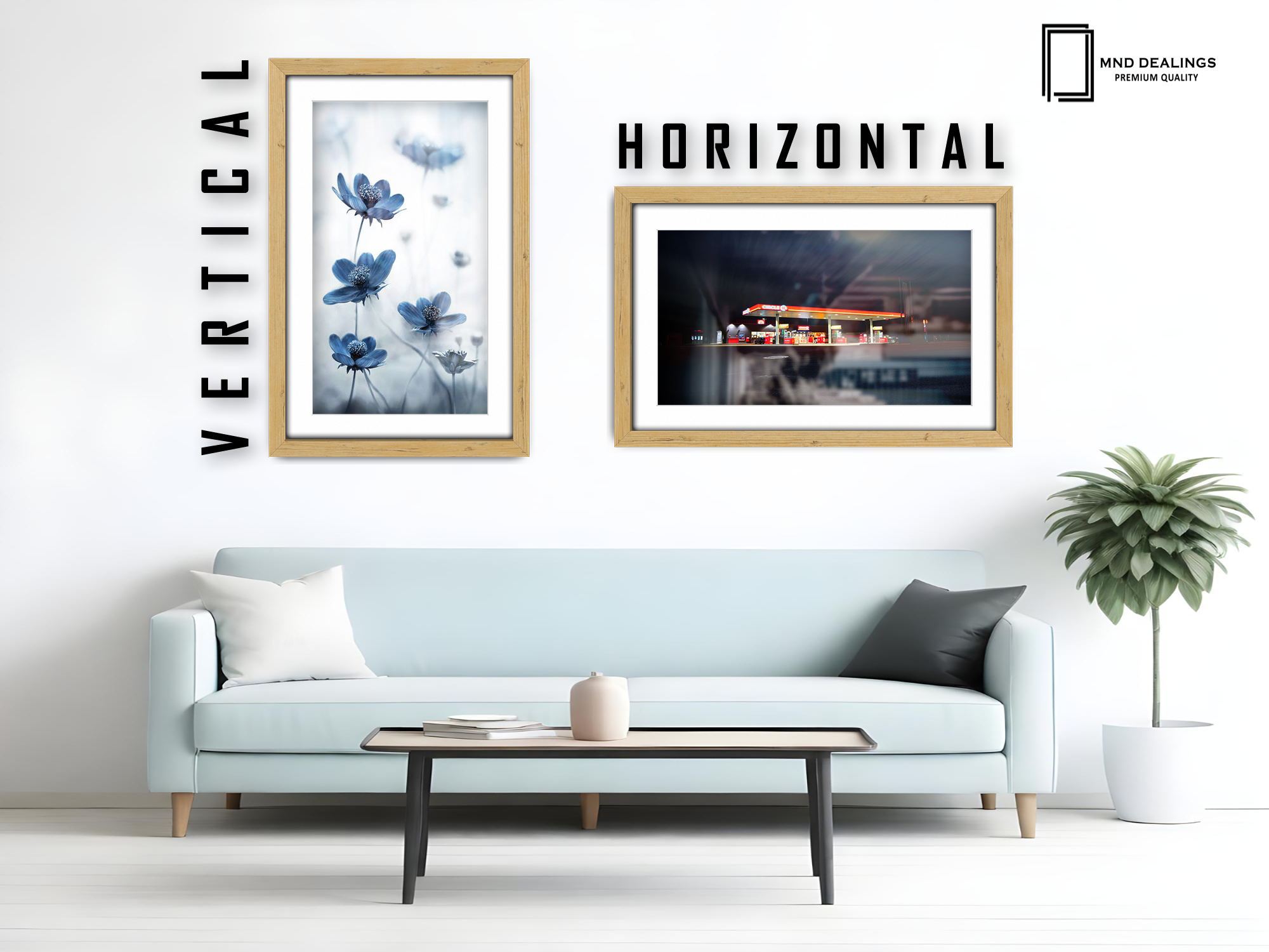 ( 60 x 80 cm ) / 32 x 24 Inch with 70 x 50 cm White Mount Picture Frames - MDF