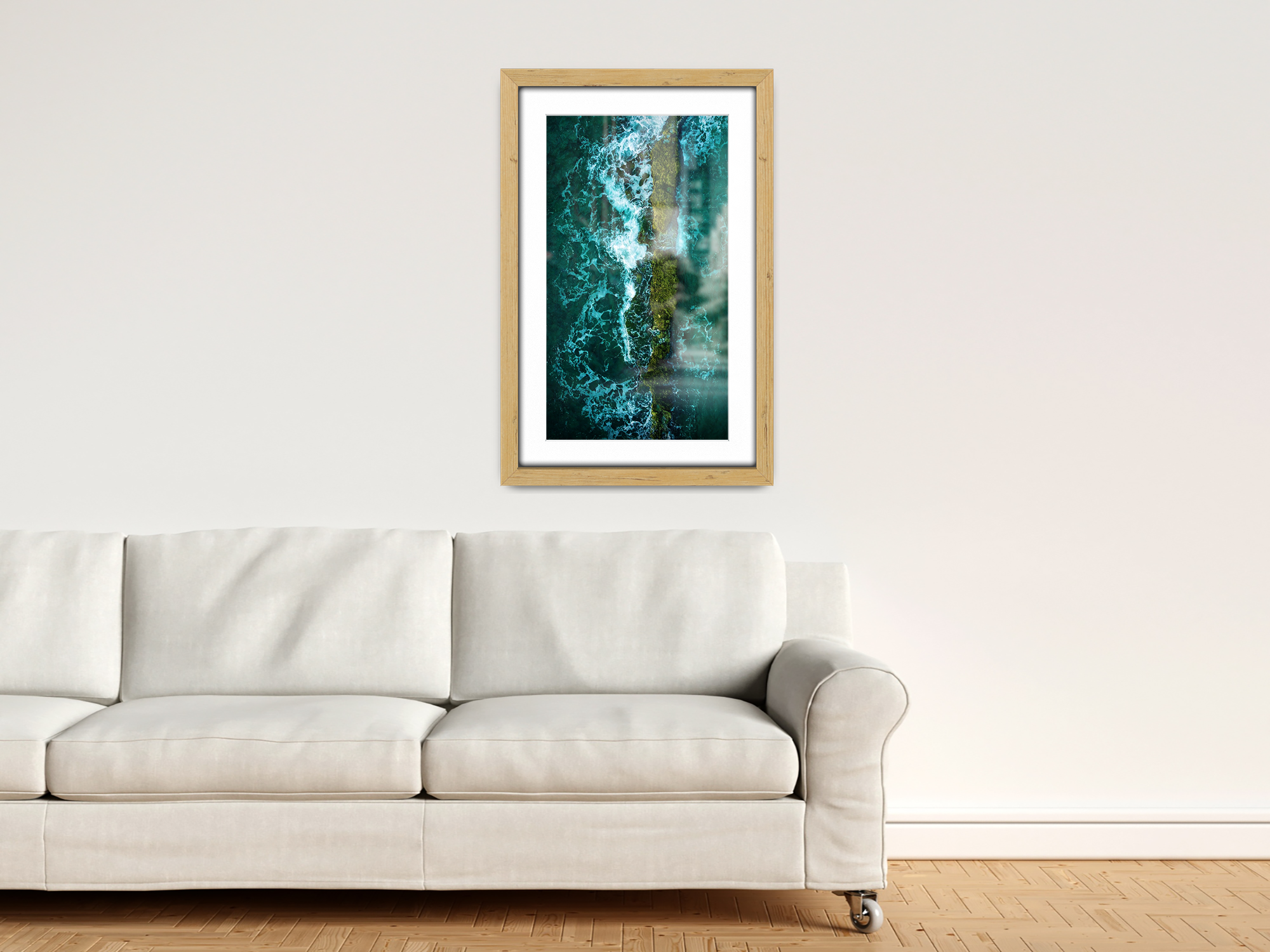 ( 60 x 80 cm ) / 32 x 24 Inch with 70 x 50 cm White Mount Picture Frames - MDF