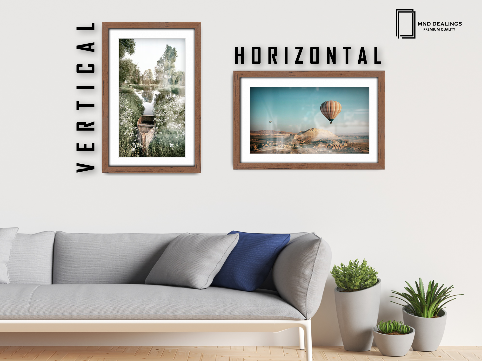 ( 60 x 80 cm ) / 32 x 24 Inch with 70 x 50 cm White Mount Picture Frames - MDF